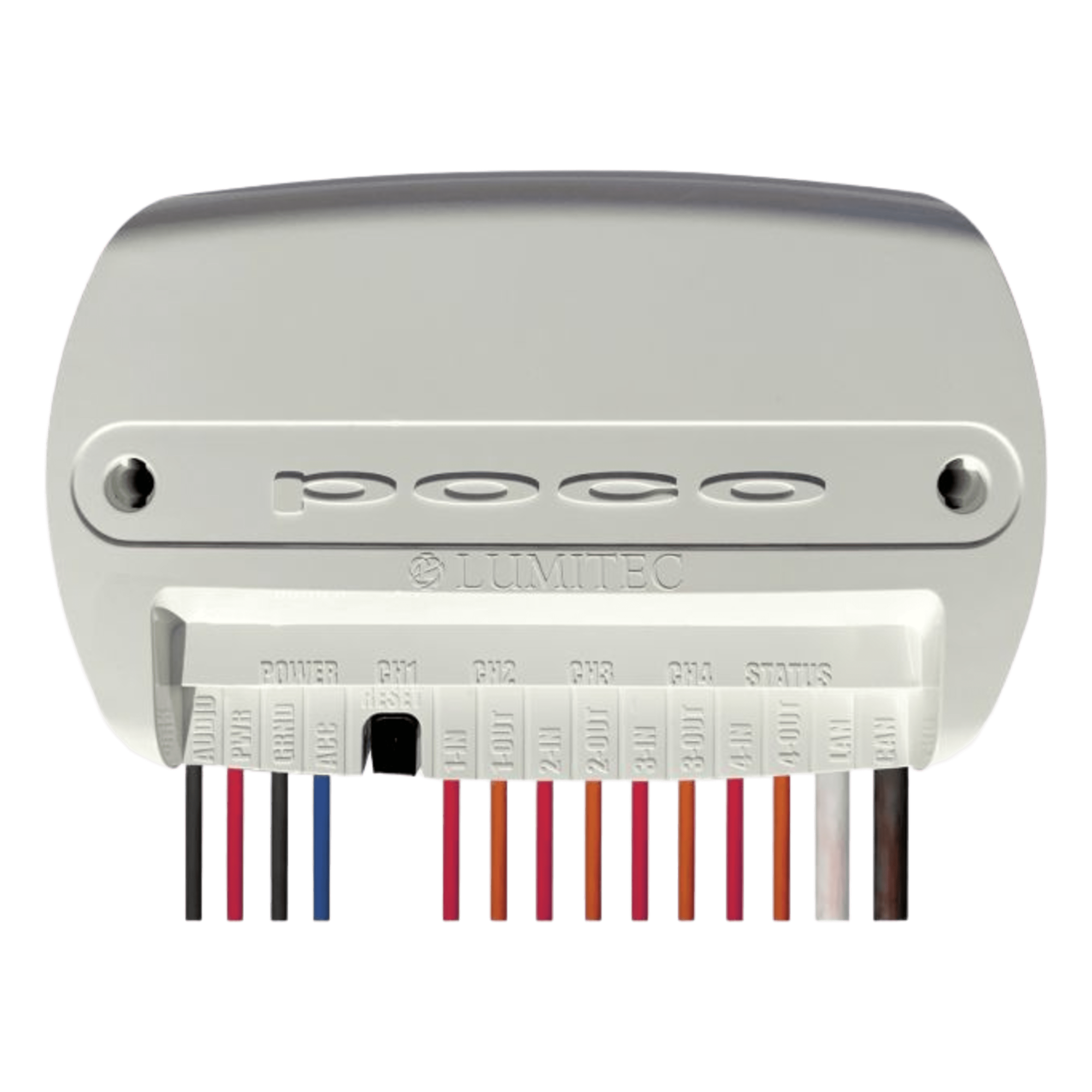 Módulo de Control de Iluminación Digital Poco 4 / Tecnología PLI / NMEA 2000 y CANbus / Sound-to-Light Inteligente / Sellado y Compacto / Expansión vía Pico Modules