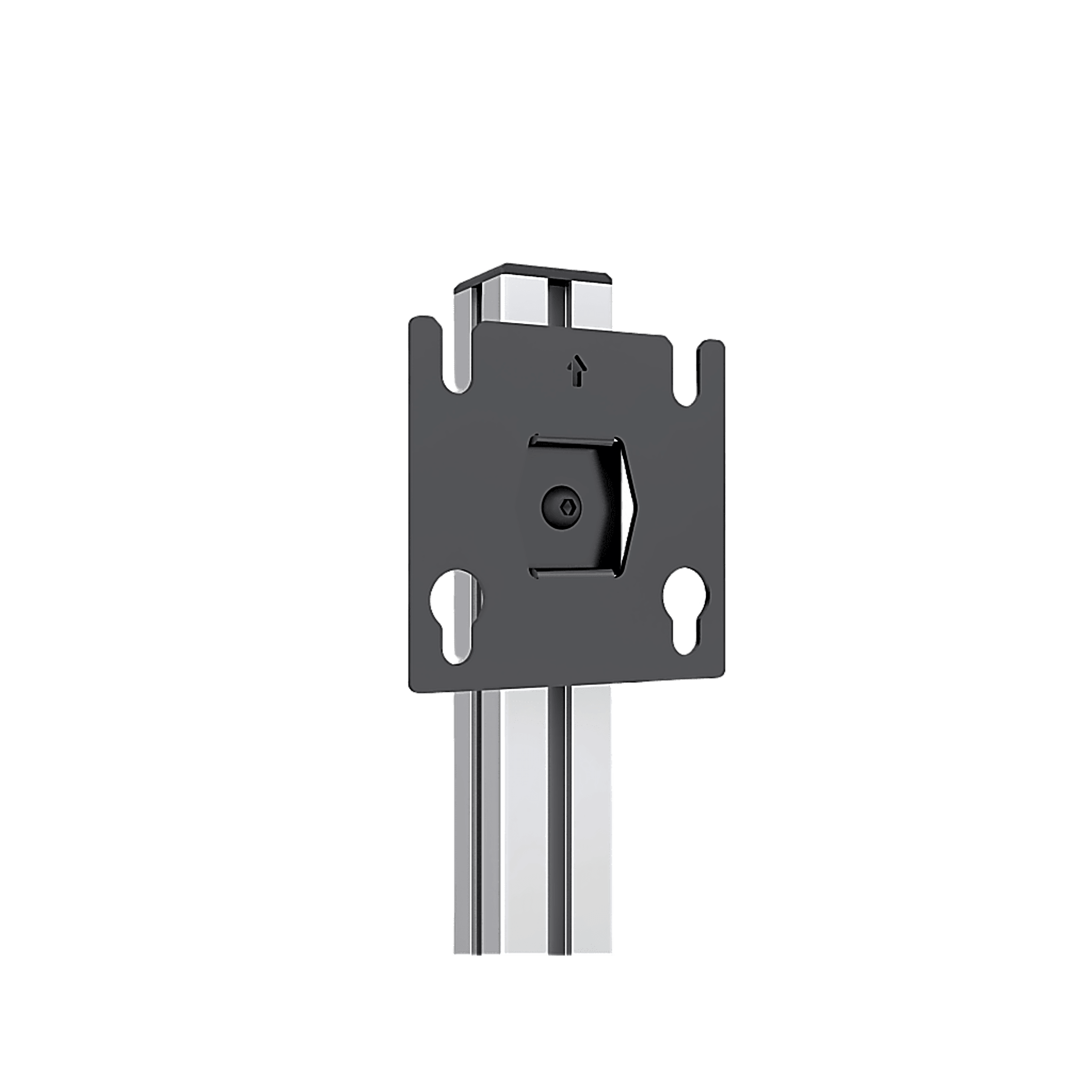 Accesorio - Placa Adaptadora para Panel LED 20 x 20.5 mm | Dimensiones 64 x 64 x 2 mm | Diámetro de Orificio Ø10.3 mm | Separación de Orificios 40 mm. 