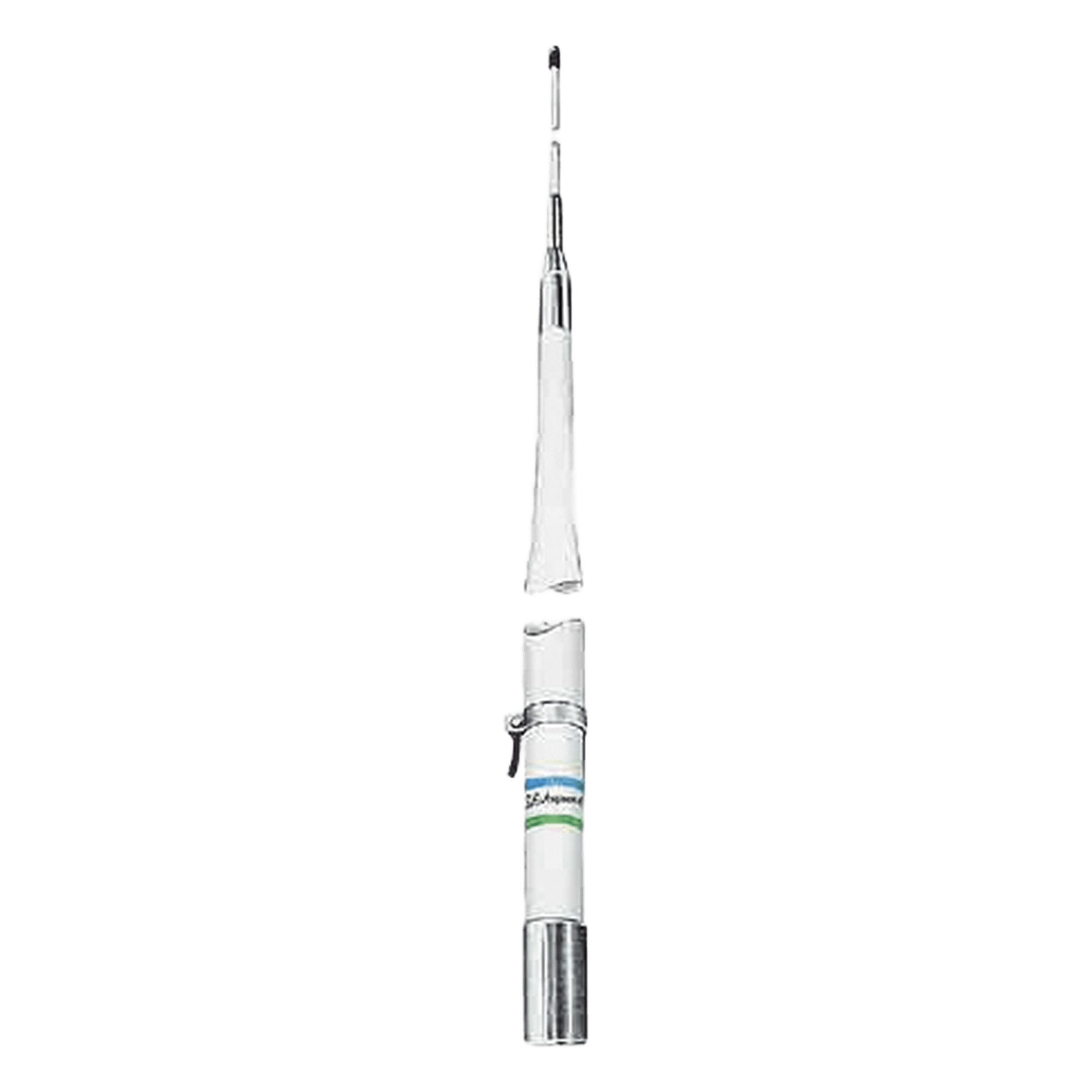 Antena Marina Base HF / 2-30 MHz / Armado en 2 Secciones / Para Facilidad de Embarque / Potencia de Entrada de 1 kW / Rosca de 1-1/4 — SHAKESPEARE · SKU 390