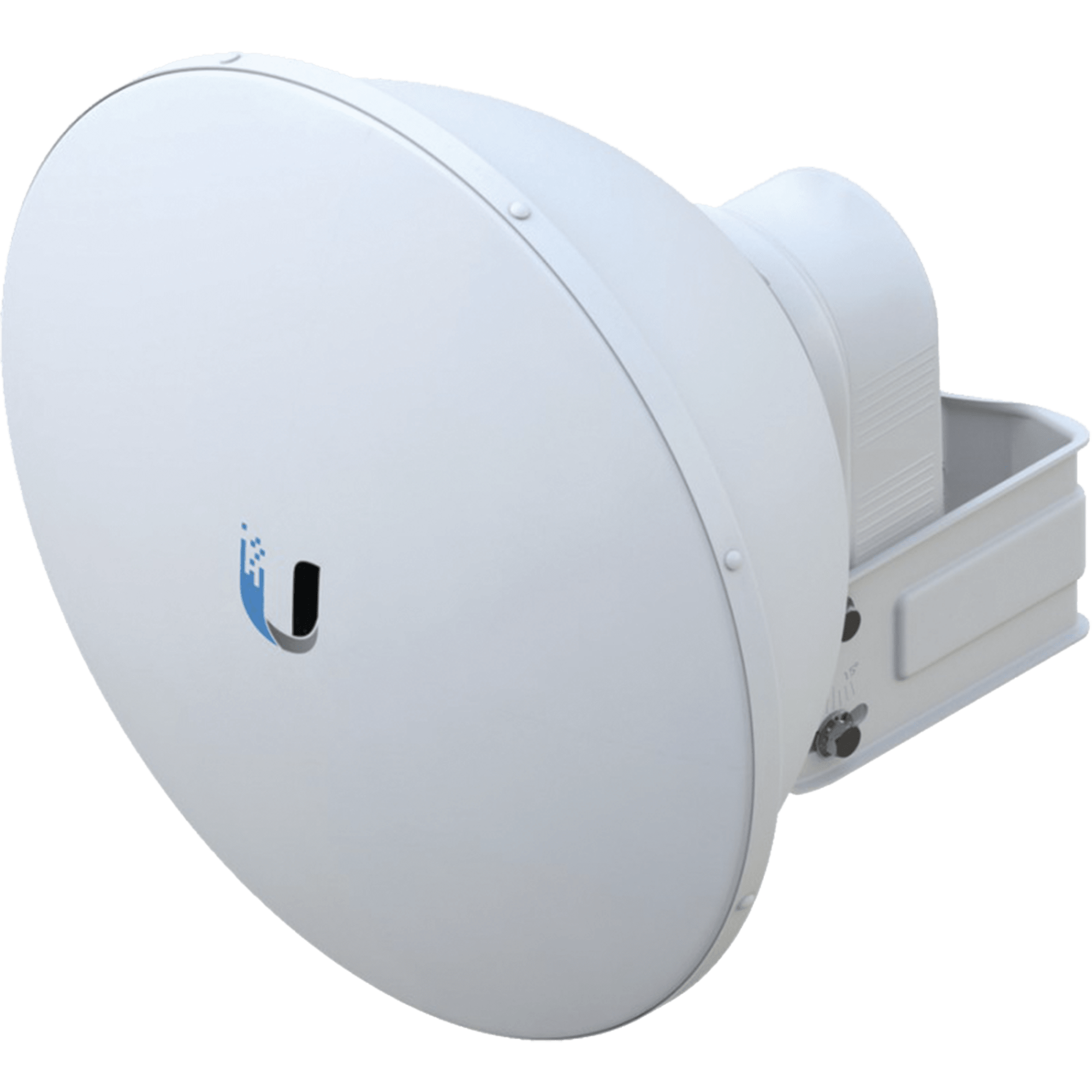 Antena Direccional airFiber X, ideal para enlaces Punto a Punto (PtP), frecuencia 5 GHz (5.1 - 5.9 GHz) de 23 dBi slant 45