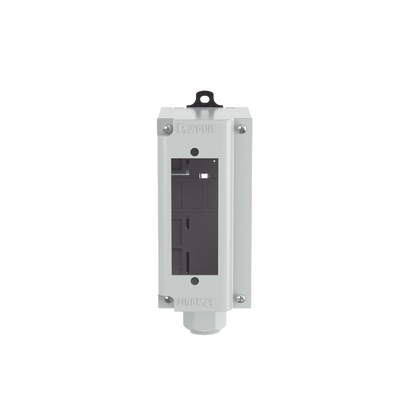 Panel de Parcheo Modular para Fibra Óptica, de Instalación en Riel DIN Estándar de 35 mm (1.38 pulgadas), Acepta Una Placa Acopladora FAP, Color Gris