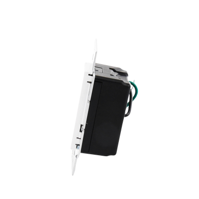 (Caseta Wireless) Atenuador de pared. Aumenta/Disminuye Intensidad de Iluminación. No requiere cable neutro. 150W LED / 600W INC/HAL