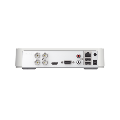 DVR 4 Canales TurboHD + 1 Canal IP / 2 Megapixel (1080p) Lite / Acusense Lite (Busqueda Inteligente Personas Vehiculos) / Audio por Coaxitron y Audio Bidireccional / 1 Bahia de Disco Duro / H.265+ / Salida de Vídeo Full HD