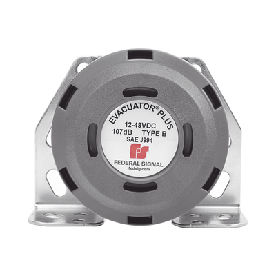 Alarma de Reversa Vehicular y Sirena de Evacuación, 12-48 Vcc, 107 dB 