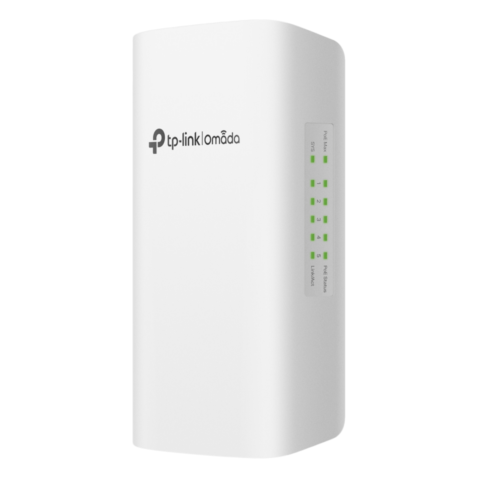 Switch PoE Omada Para Exterior / 1 Puerto PoE++ IN 802.3 af/at/bt / 4 Puertos PoE+ OUT Gigabit / Adminstración Centralizada Omada — TP-LINK · SKU SG2005PPD