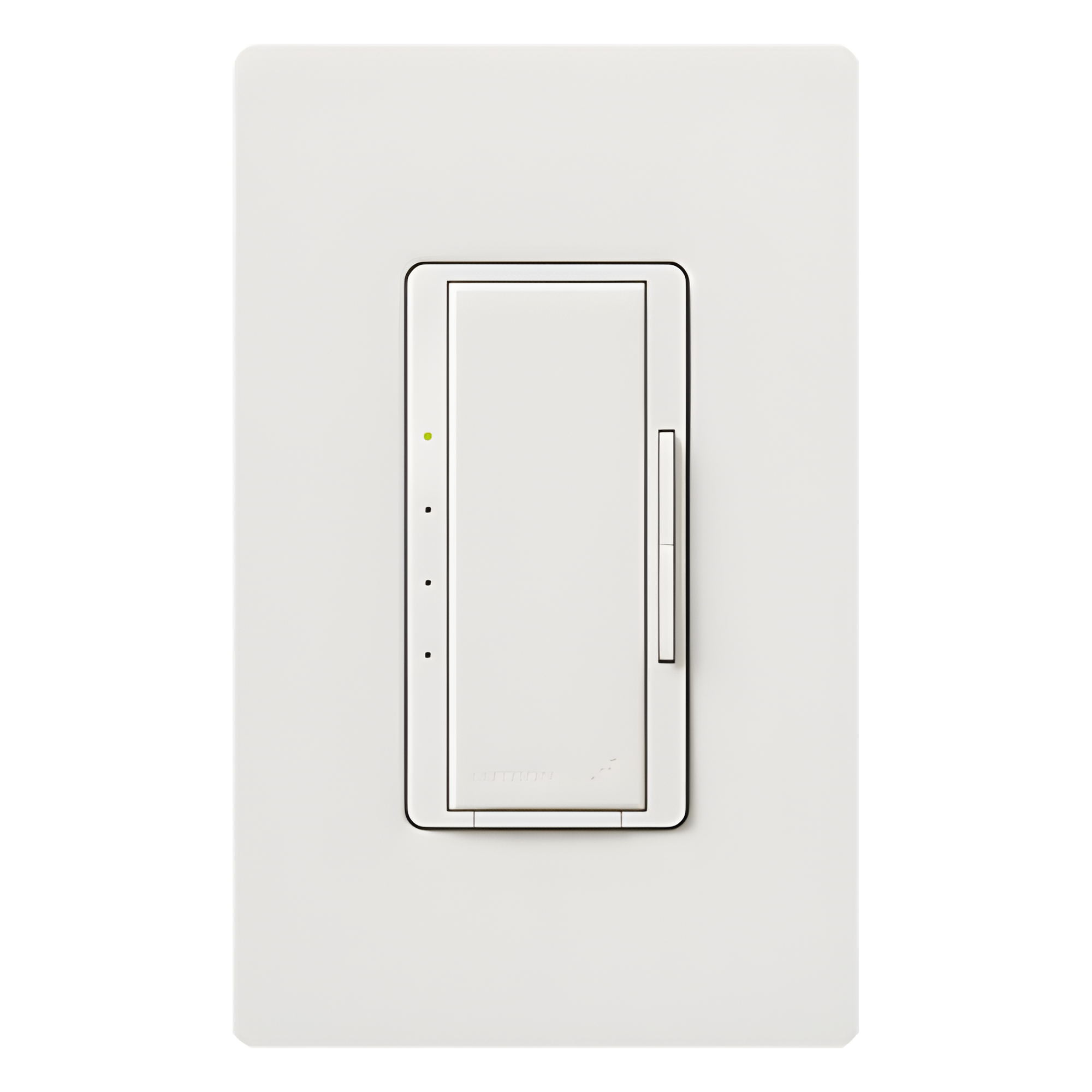 Control de pared para velocidad de ventilador de techo, 4 velocidades silenciosas más apagado, 120 V y 2 A, inalámbrico Clear Connect, para sistema RadioRA 2 — LUTRON ELECTRONICS · SKU RRD2ANFWH
