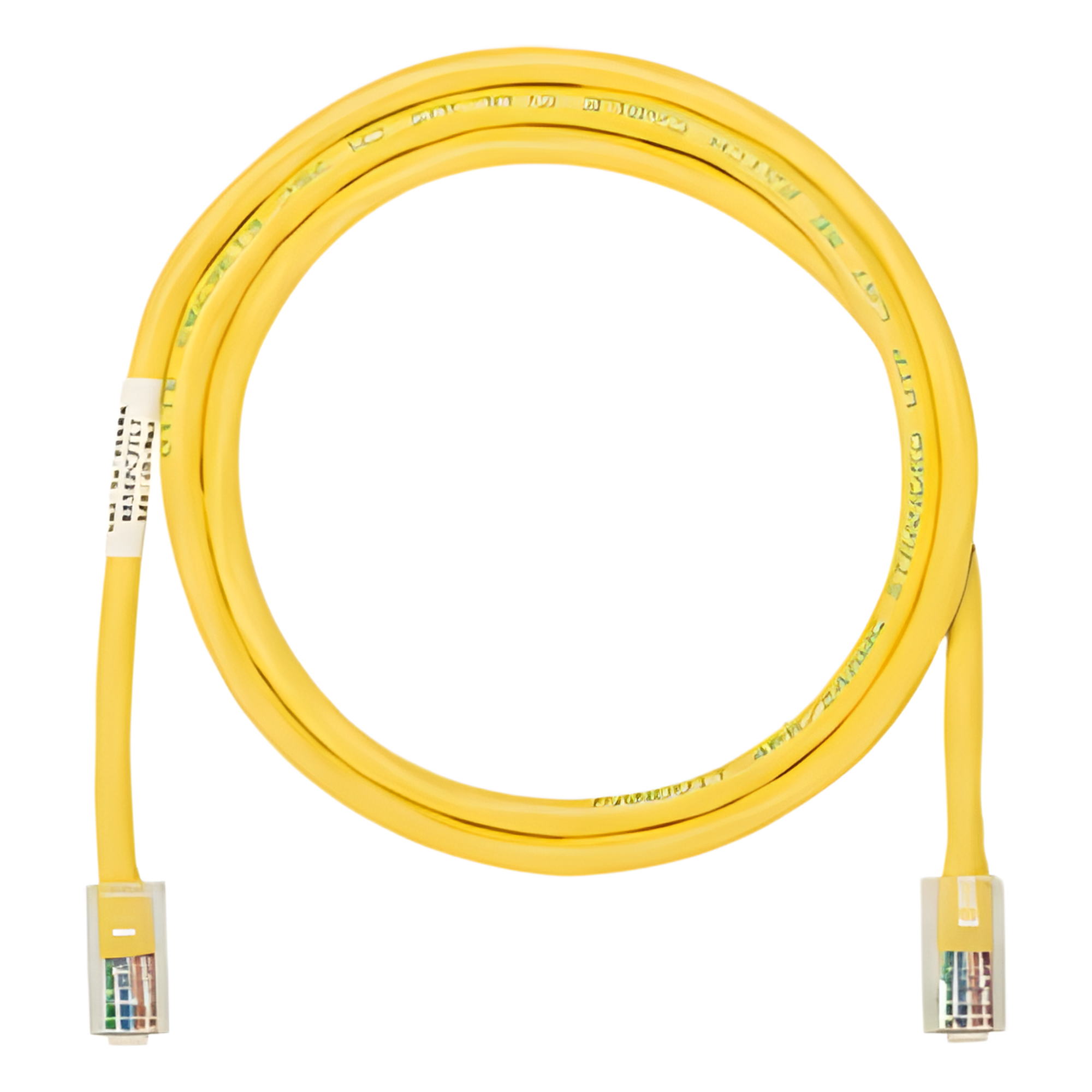 Cable de Parcheo UTP / Cat 5e / 24 AWG / 0.91 m (3 ft) / T568A / CM / Amarillo — PANDUIT · SKU NK5EPC3YLY