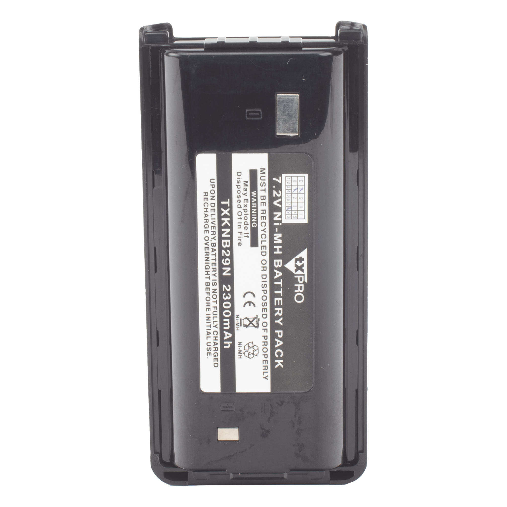 Batería Ni-MH / 2300 mAh / Celdas Japonesas / Policarbonato Resistente / Sellado Ultrasónico / Ambientes Húmedos y Salinos