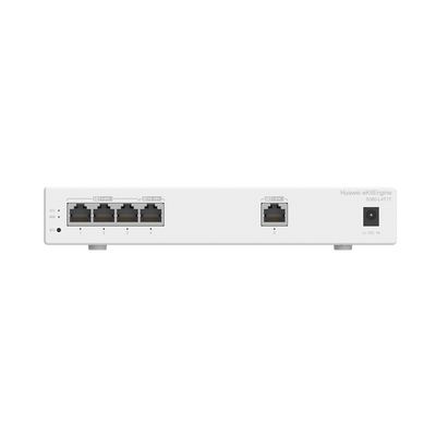 Router eKit / 1 Puerto WAN Gigabit / 1 Puerto LAN/WAN Gigabit / 3 Puertos LAN Gigabit / Rendimiento de 1 Gbps / Controlador (32 APs) / Hasta 150 clientes / Libre de licenciamiento