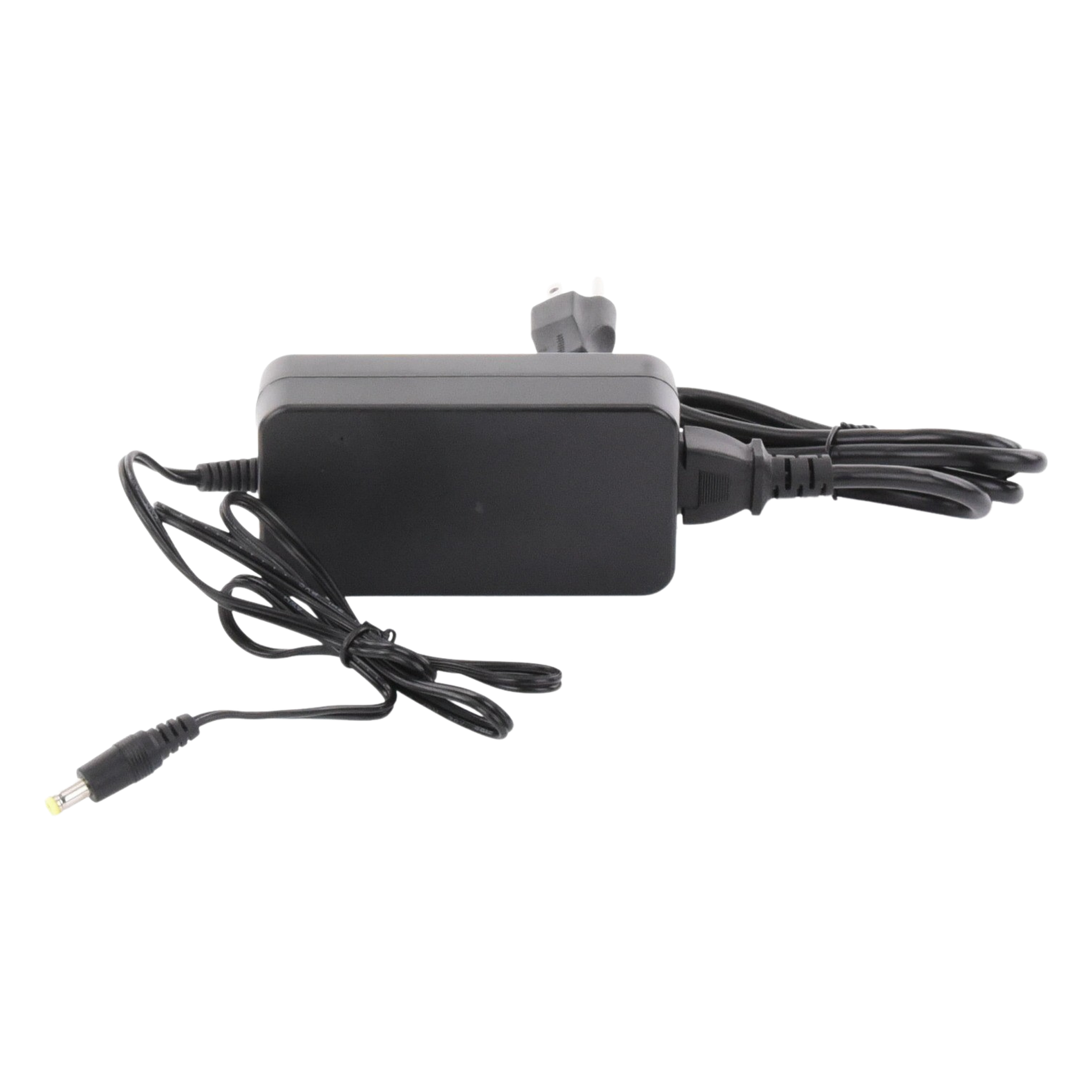 Fuente de poder con Cables de Extensión para Mayor Alcance 12 Vcc / 5 Amperes / Profesional / 0.5 metros a la toma de alimentación / 0.5 metros a la conexión del dispositivo