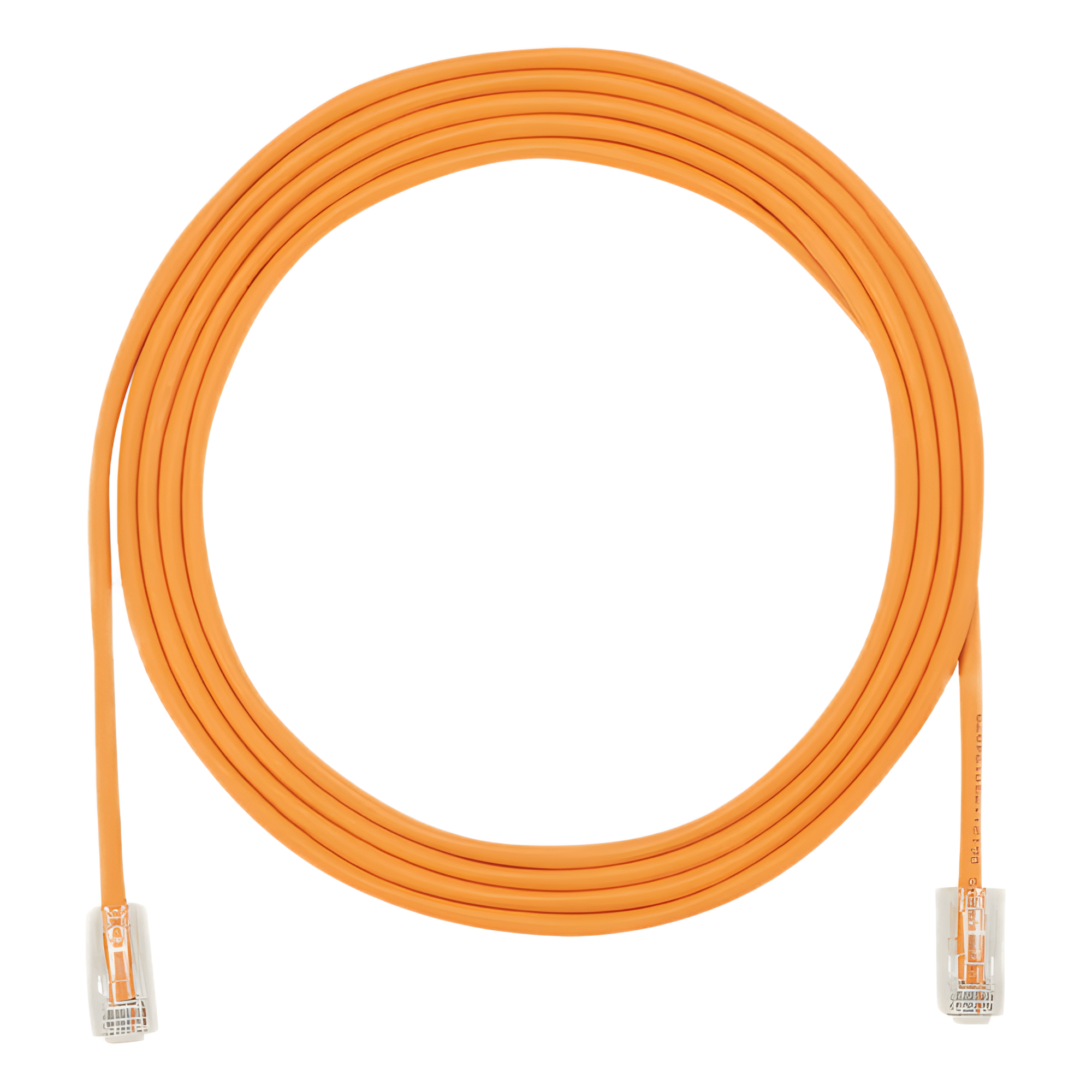 Cable de Parcheo UTP Cat6A, CM/LSZH, Diámetro Reducido (28AWG), Color Naranja, 4.57 Metros (15 Pies) — PANDUIT · SKU UTP28X15OR