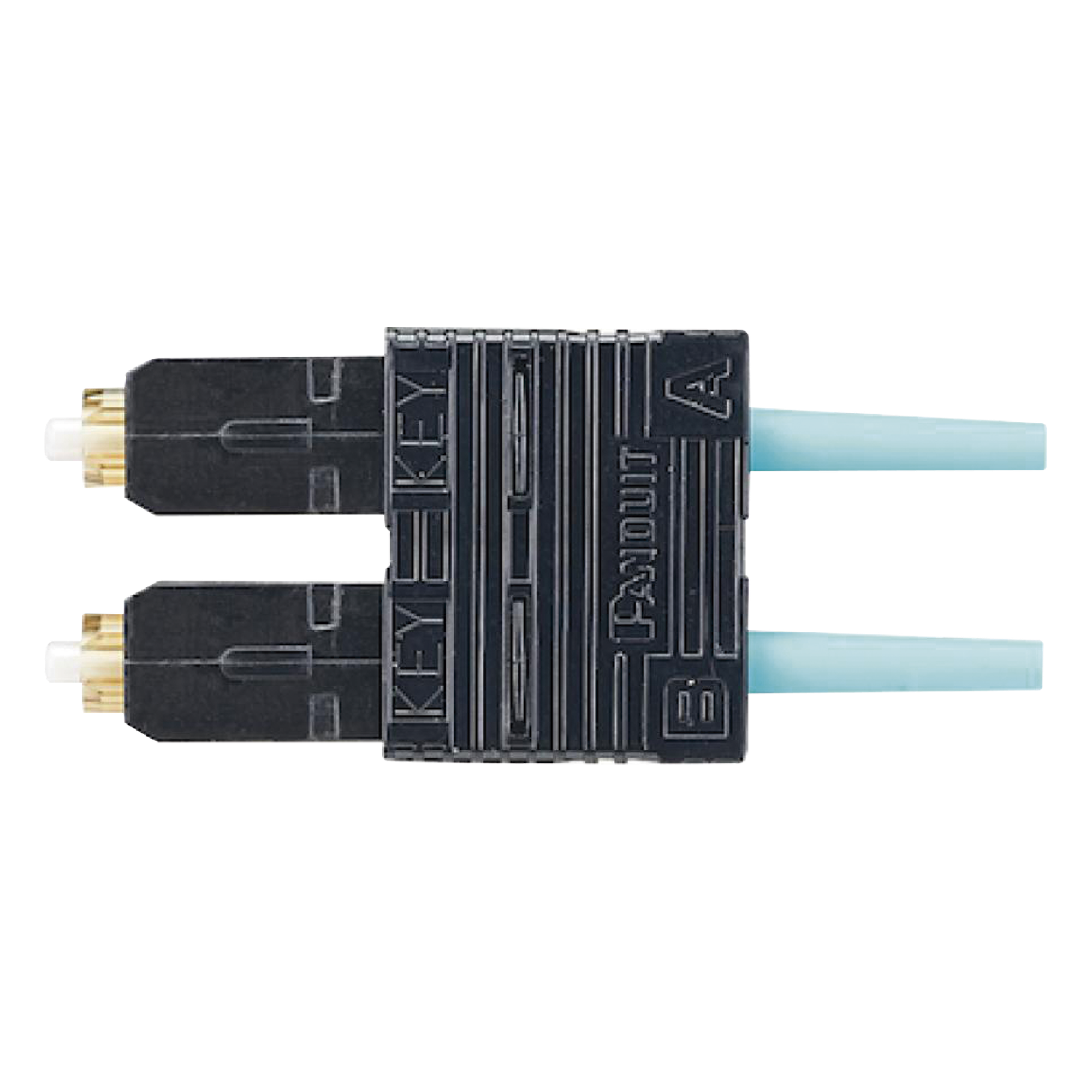 Conector de Fibra Óptica SC Duplex OptiCam, Multimodo 50/125 OM3/OM4, Pre-pulido, Color Aqua — PANDUIT · SKU FSC2DMCXAQ