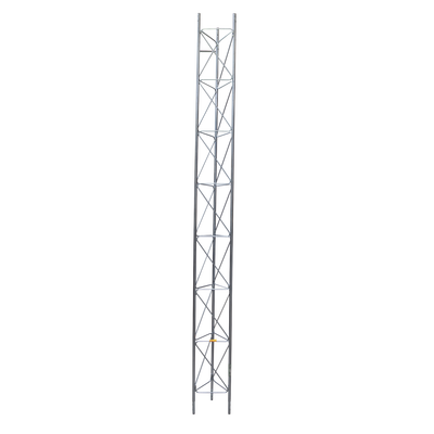 Tramo de Torre Arriostrada de 3m x 45cm, Galvanizado por Inmersión, Hasta 60 m de Elevación. Zonas Húmedas.