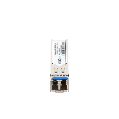 Transceptor Óptico Industrial SFP (Mini-Gbic) / Monomodo 1310 nm / 1.25 Gbps / 1000BASE-LX / Conectores LC/UPC Dúplex / DDM / Hasta 10 km