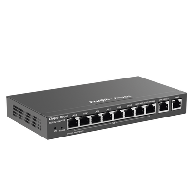 Router Balanceador con Función SD-WAN, PoE+ hasta 110 Watts, Hasta 4 Servicios de Internet y hasta 200 clientes con desempeño de 1 Gbps