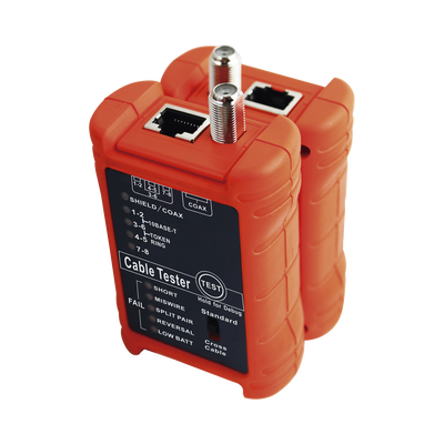 Tester Profesional para Mapeo de Cables de Red/Coaxiales