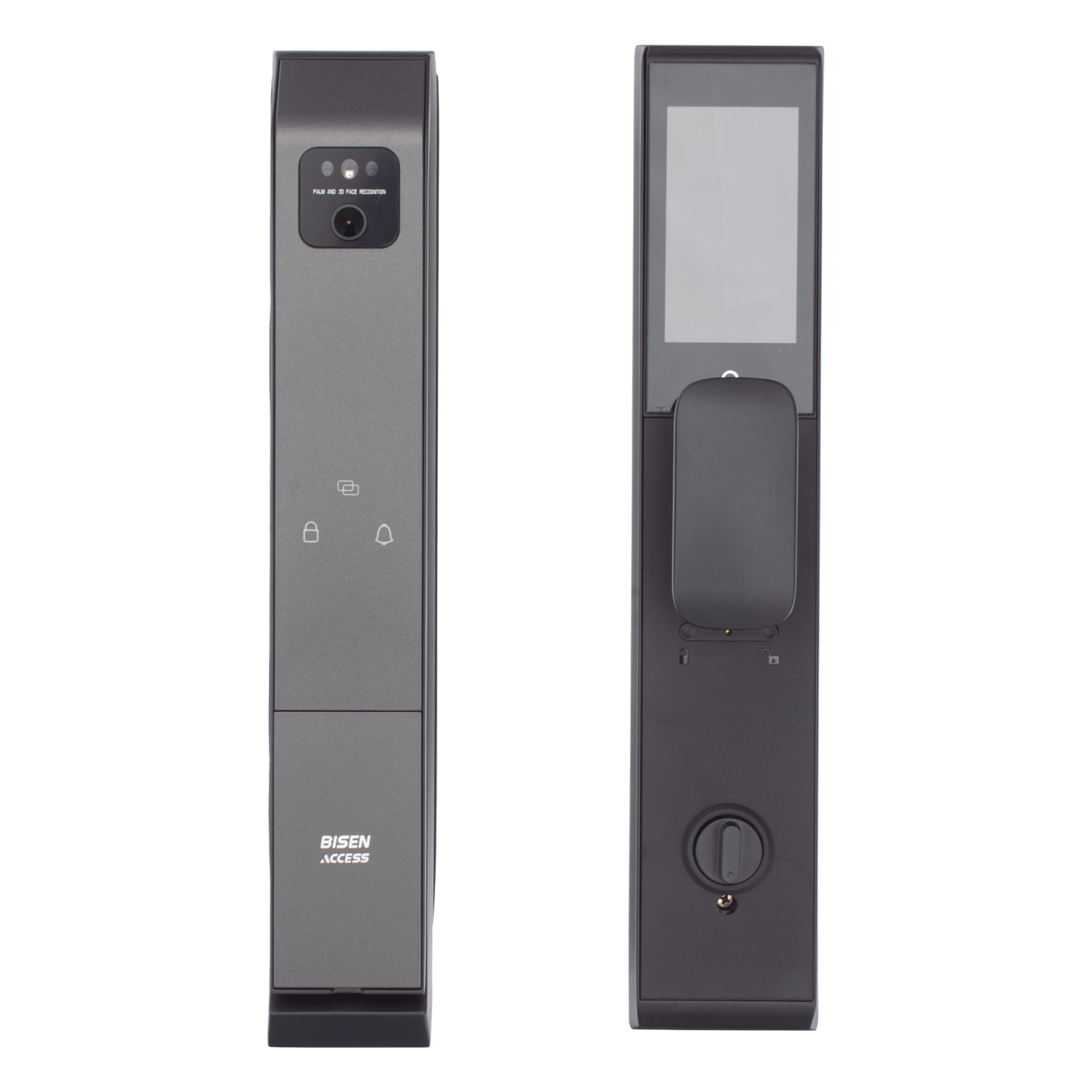 Cerradura Autónoma Inteligente / Autenticación Biométrica de Rostro y Palma / Teclado PIN / Control por APP Tuya / Batería Recargable