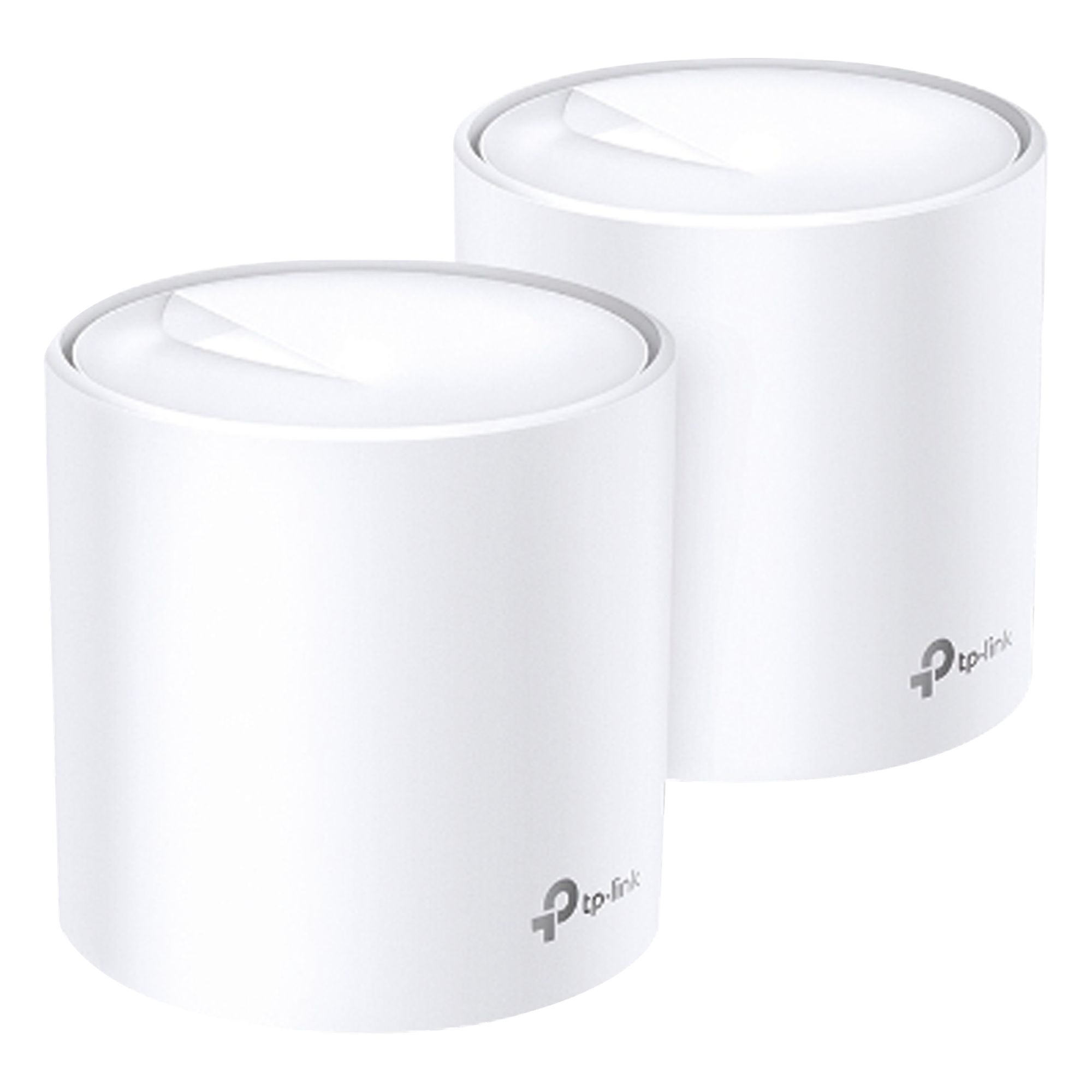 Kit 2 Routers Inalámbricos MESH Interior para Hogar / Doble Banda Wi-Fi 6 AX1800 Mbps / 2 Puerto Gigabit WAN/LAN / 2 Antenas Internas / Administración Mediante la App Deco (iOS, Android) / Protección HomeShield — TP-LINK · SKU DECOX20-2PACK