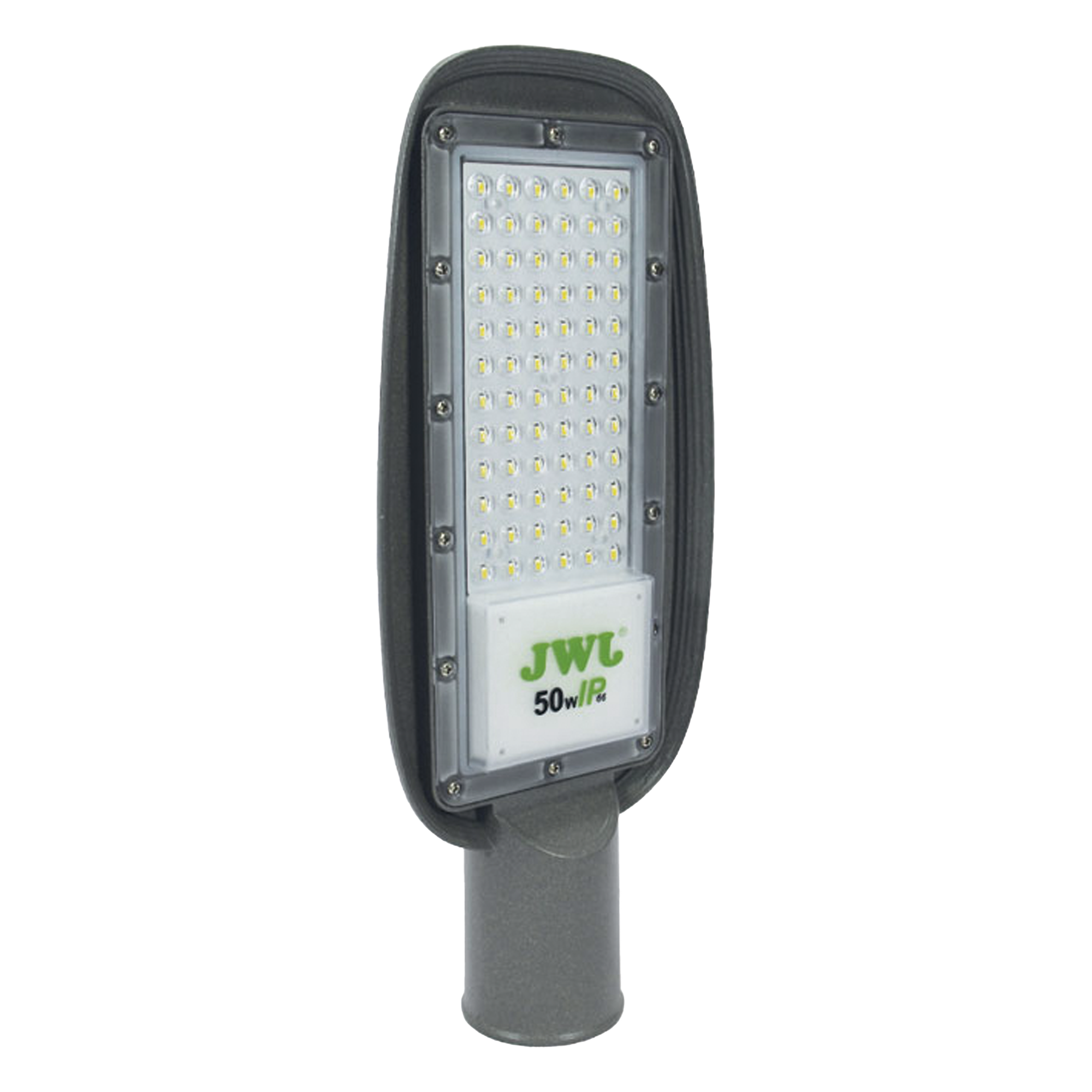 Luminaria LED de 200 W/ 100 - 265 V CA ~50/60 Hz / Fotocelda / Color Blanco/ Dimensiones 600 x 245 x 78 mm / Ángulo de Luz 135°. — JWJ · SKU JALP02-200X