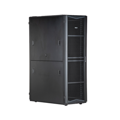 Gabinete FlexFusion para Centros de Datos, 45 UR, 800 mm de Ancho, 1200 mm de Profundidad, Fabricado en Acero, Color Negro