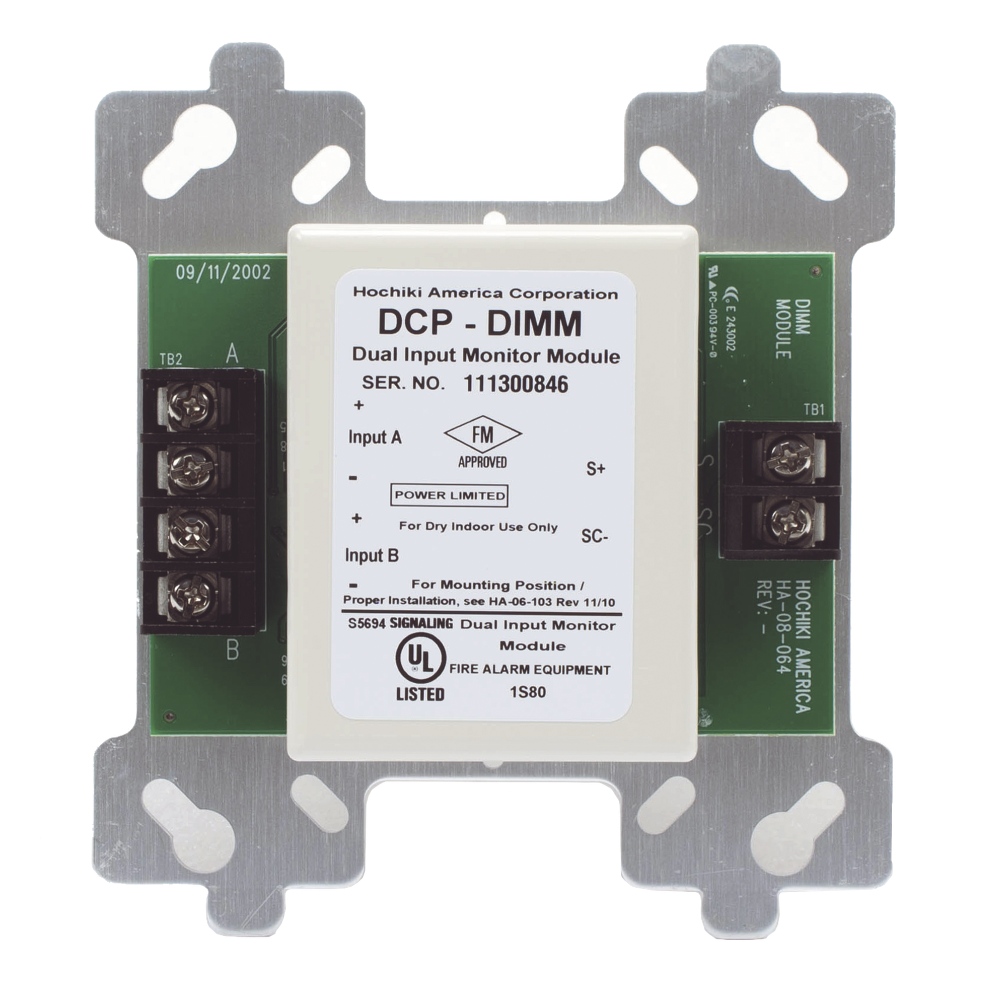 Módulo Direccional De Monitoreo Doble Entrada (0400-01850) — HOCHIKI · SKU DIMM