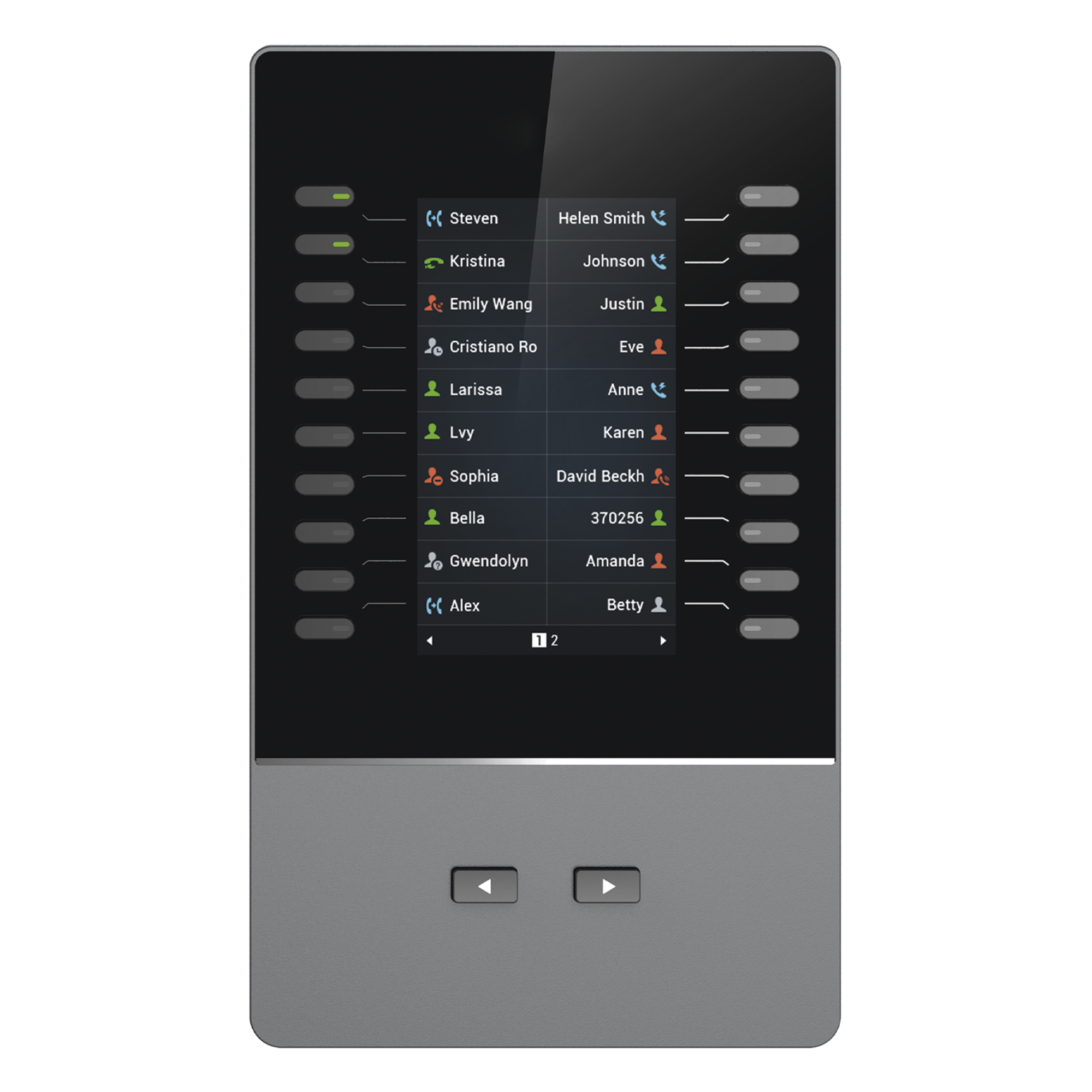 Modulo de extensión para modelos GRP2615, GRP2624, GRP2650 & GRP2670 y al Videoteléfono IP GXV3350 & GXV3450 de Grandstream. — GRANDSTREAM · SKU GBX-20