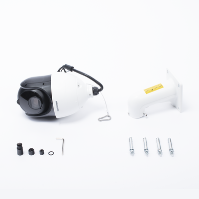 [PROTECCIÓN ACTIVA] Domo PTZ IP 8 Megapixel / 25X Zoom / 200 mts IR / ACUSENSE (Evita Falsas Alarmas) / IP66 / IK10 / Alerta Audible y Luz Estroboscópica / Autoseguimiento 2.0 / Hi-PoE / DARKFIGHTER / Rapid Focus / microSD
