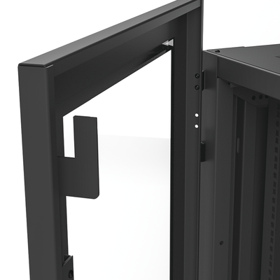 Gabinete para Telecomunicaciones Rack Estándar de 19", 42UR, 600 mm Ancho x 600 mm Profundidad. Fabricado en Acero, Se envía el Gabinete Armado.
