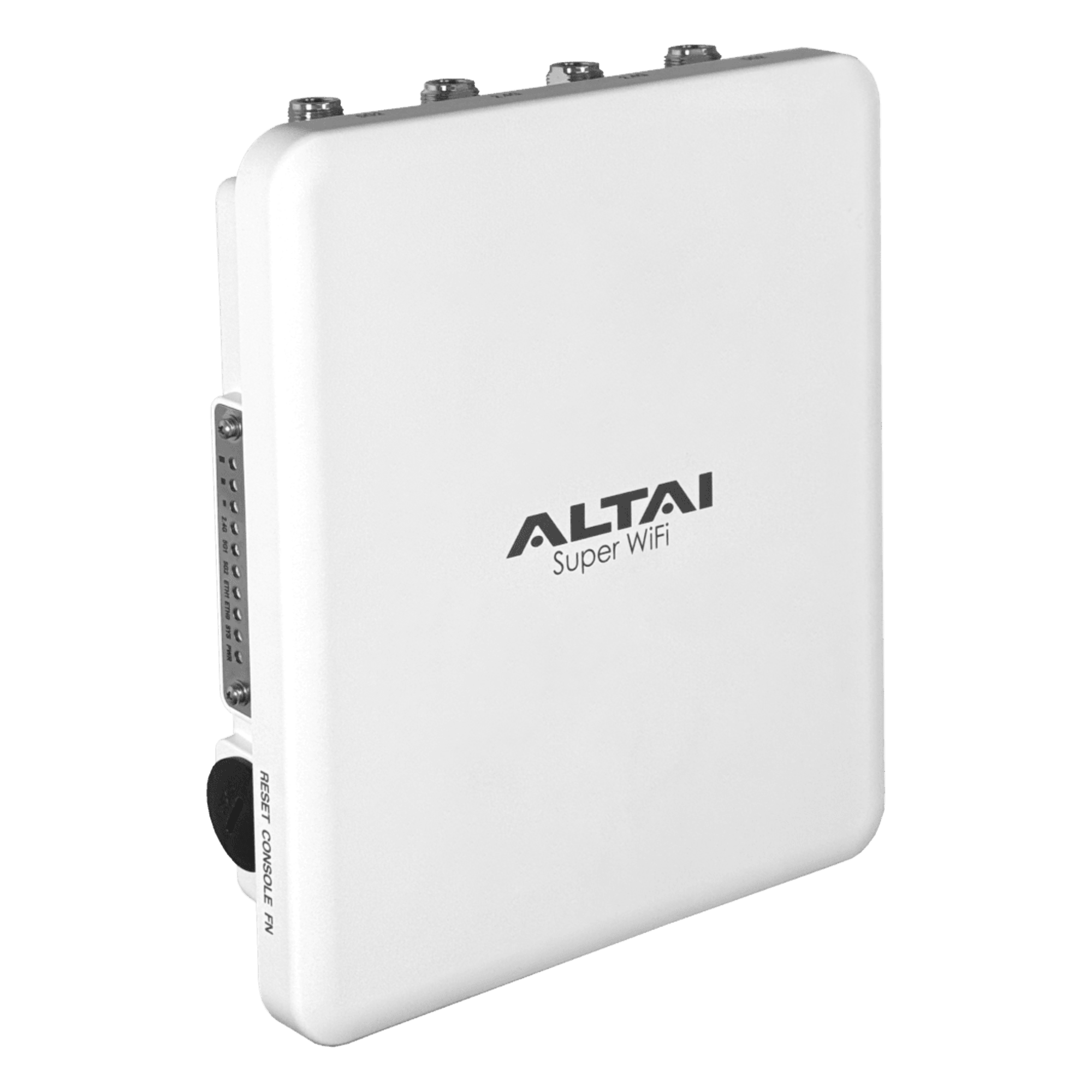 Punto de Acceso Mesh Conectorizado Para Exterior WiFi 6 / 4.177 Gbps Total / Triple Radio 2.4 + 5 + 5 GHz / Hasta 768 Clientes Concurrentes / Hasta 380 m de Cobertura / IP67  — ALTAI TECHNOLOGIES · SKU A660-X