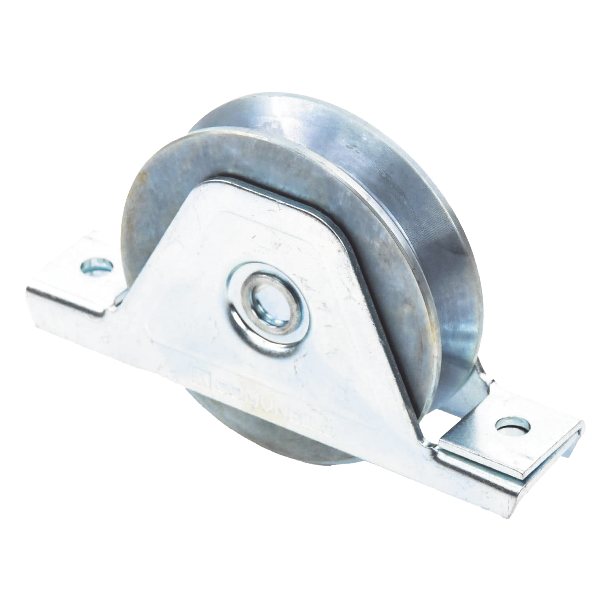 336V - Rueda de 10 cm / Capacidad Para Puertas de Hasta 380 kg / Canal Tipo "V" — COMUNELLO · SKU 1151-4540-001