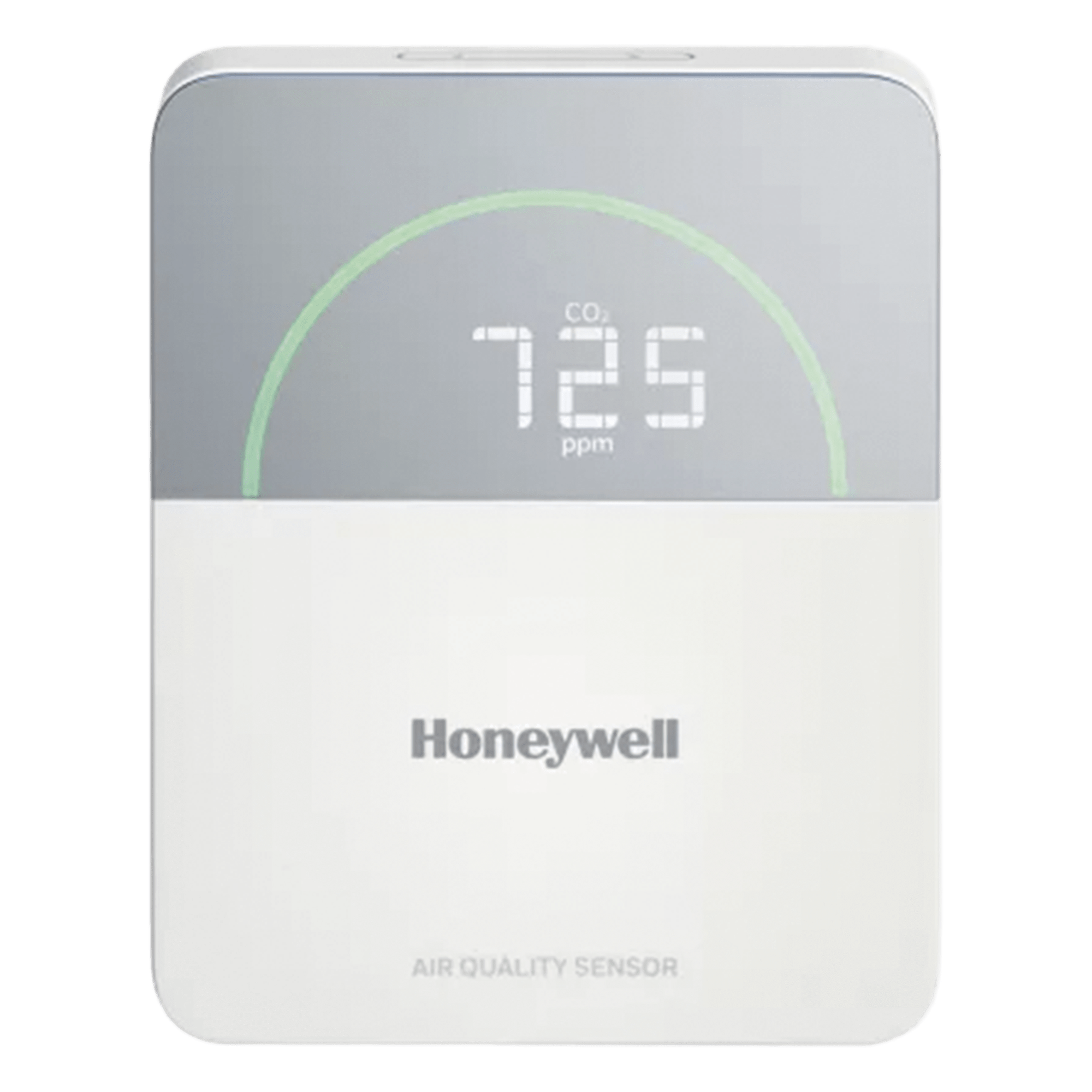 Sensor de calidad del aire interior con display, mide temperatura, humedad y CO2, comunicación BACnet, Modbus y Sylk Bus — HONEYWELL BMS · SKU TR50-3D