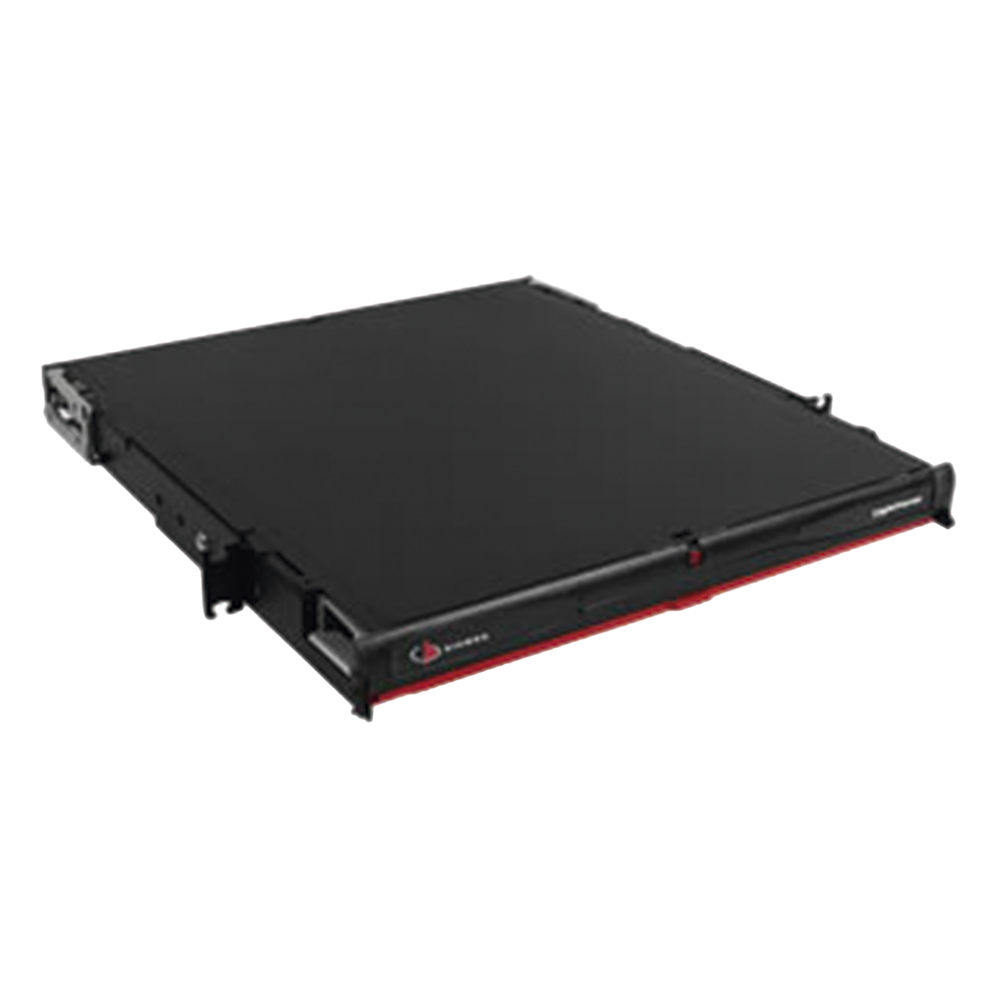 Distribuidor de Fibra Óptica de Alta Densidad LigthVerse *Pro* Para Rack de 19 Pulgadas (48.26 cm), Acepta 4 Placas Plug and Play, Hasta 96 Fibras, 1 UR — SIEMON · SKU LVE-1U-MD-P01A