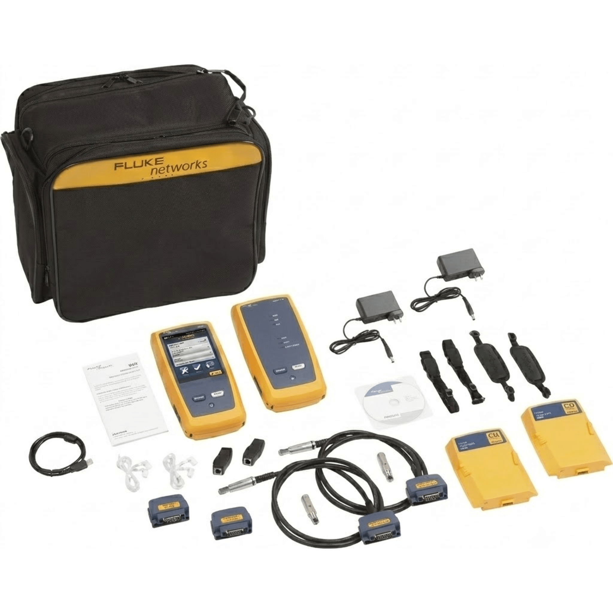Certificador DSX-5000 para Cable de Cobre Cat5e, Cat6 y Cat6A, Precisión de Nivel V (1 GHz), Con WiFi Integrado y Pantalla LCD de 5.7 Pulgadas (14.48 cm), Versión Internacional