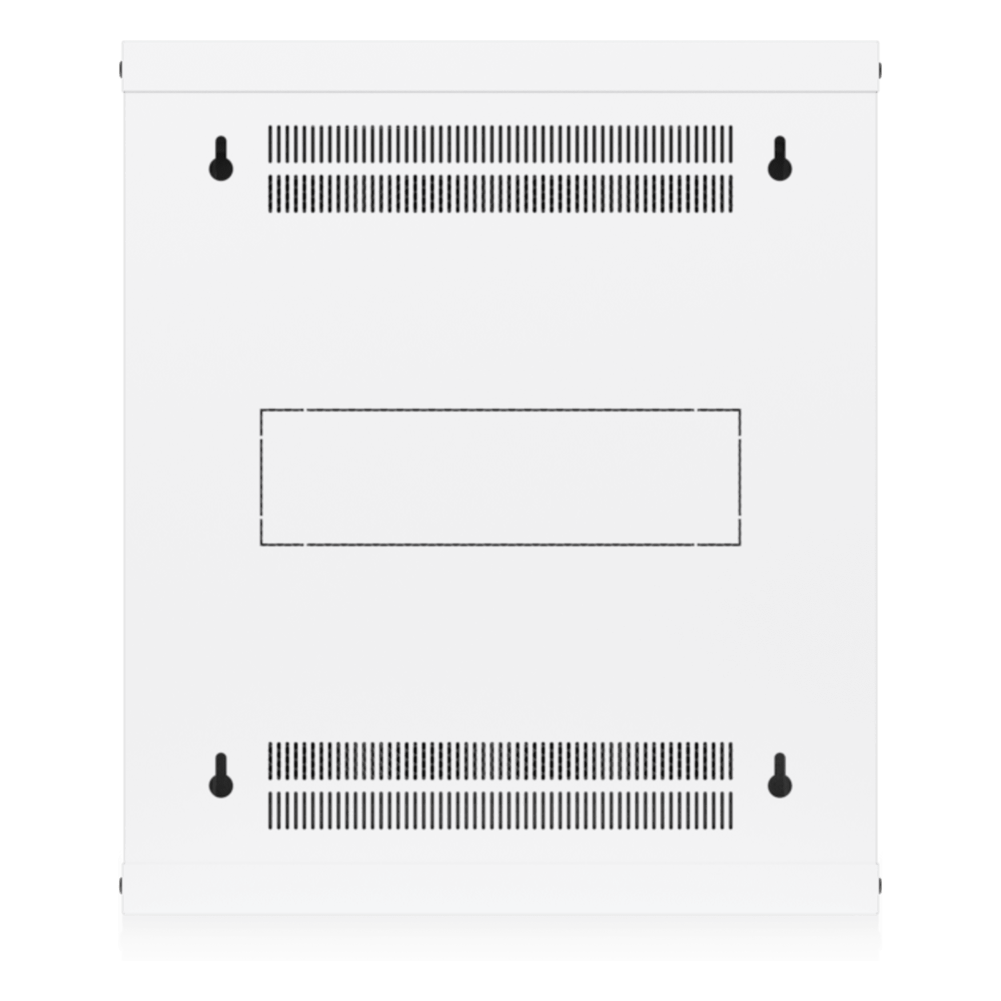 Gabinete Rack 12U / 550x450 mm / Montaje Pared / Puerta Perforada / 2 pies (635 mm) Alto