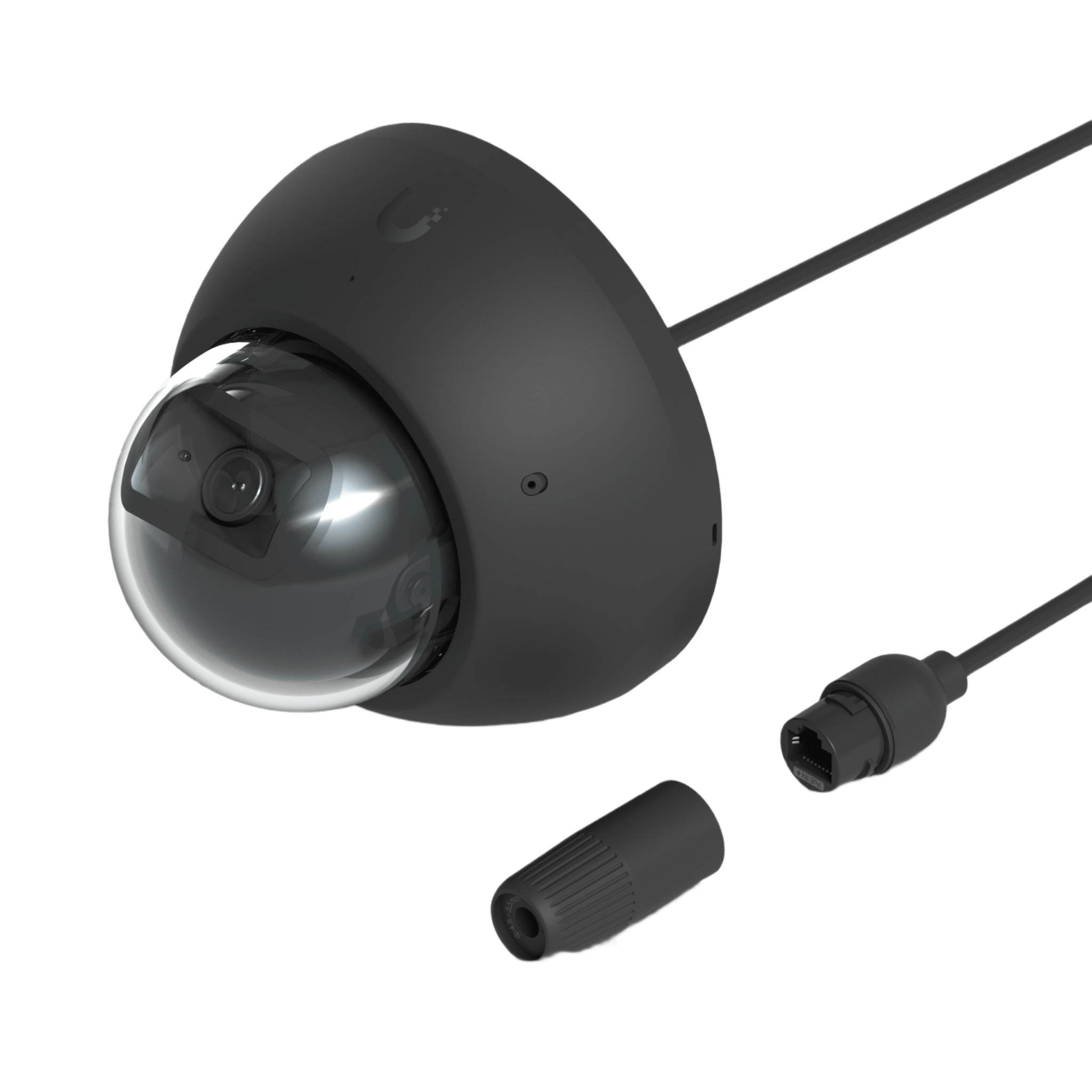 Cámara UniFi Protect G5 AI Dome Negro, Para Interior o Exterior, 4K (8MPX), Ángulo 109.9°. Visión Nocturna IR Hasta 40m, Detecciones Inteligentes de Rostros y Placas, Audio Bidireccional, Protección IP66, Anti-Vandalismo