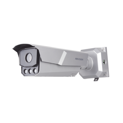 Bala IP 4 Megapixel / ANPR / Reconocimiento y Captura de Placas Vehiculares para Trafico de Alta Velocidad / DARKFIGHTER / WDR 140 dB / IP67 / IK10 / Lente Mot. 8 a 32 mm / 100 mts IR / MicroSD — HIKVISION · SKU IDS-TCM403-BI/0832