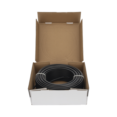 Cable Fotovoltaico Negro / Cobre Estañado / 6 mm² (10 AWG) / 2000V / Rollo de 50 m / / UL 4703 y TUV