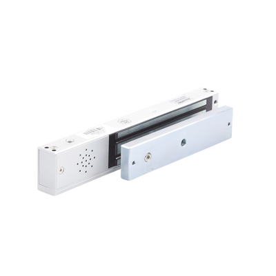Chapa magnética 600Lb con Buzzer de alarma de puerta mantenida abierta / LED indicador de estado / Sensor de estado de placa/ Libre de Magnetismo Residual