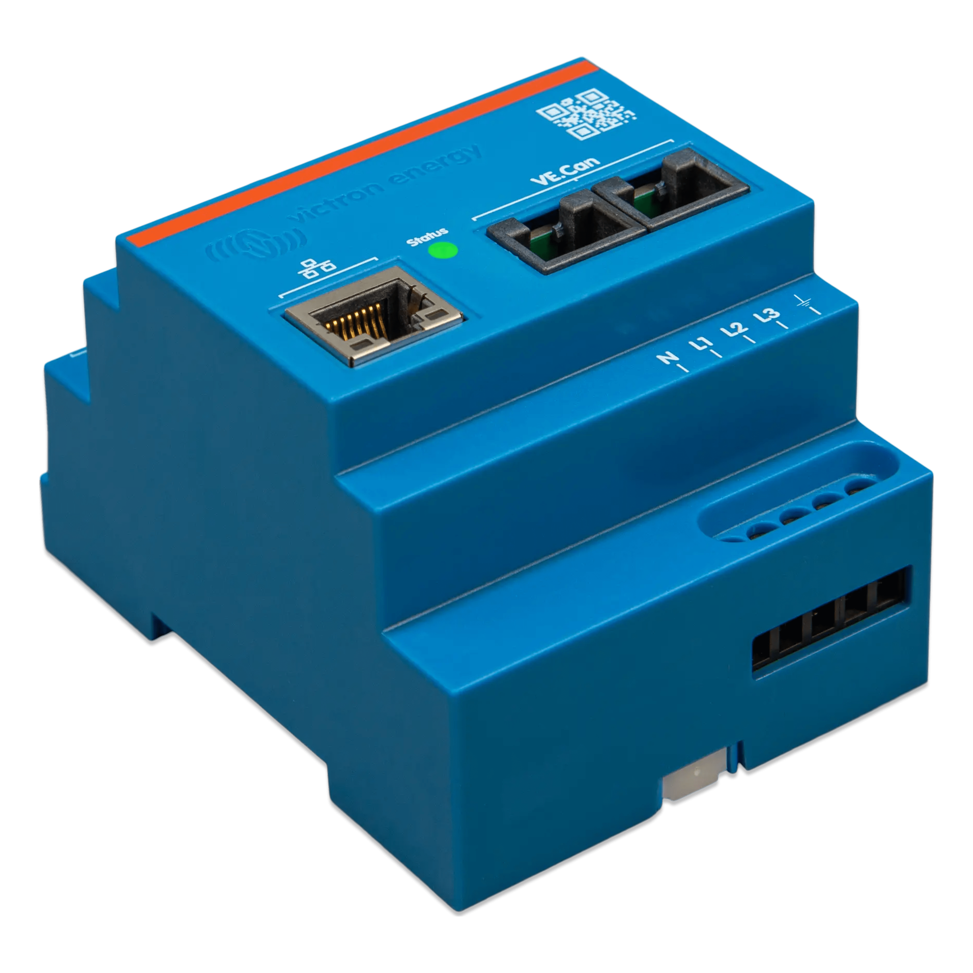 Contador de Energía Trifásico / 75 A / 3 Fases / Ethernet y VE.Can / Actualización 100 ms / Transformadores CT Incluidos — VICTRON ENERGY · SKU VM3P75CT