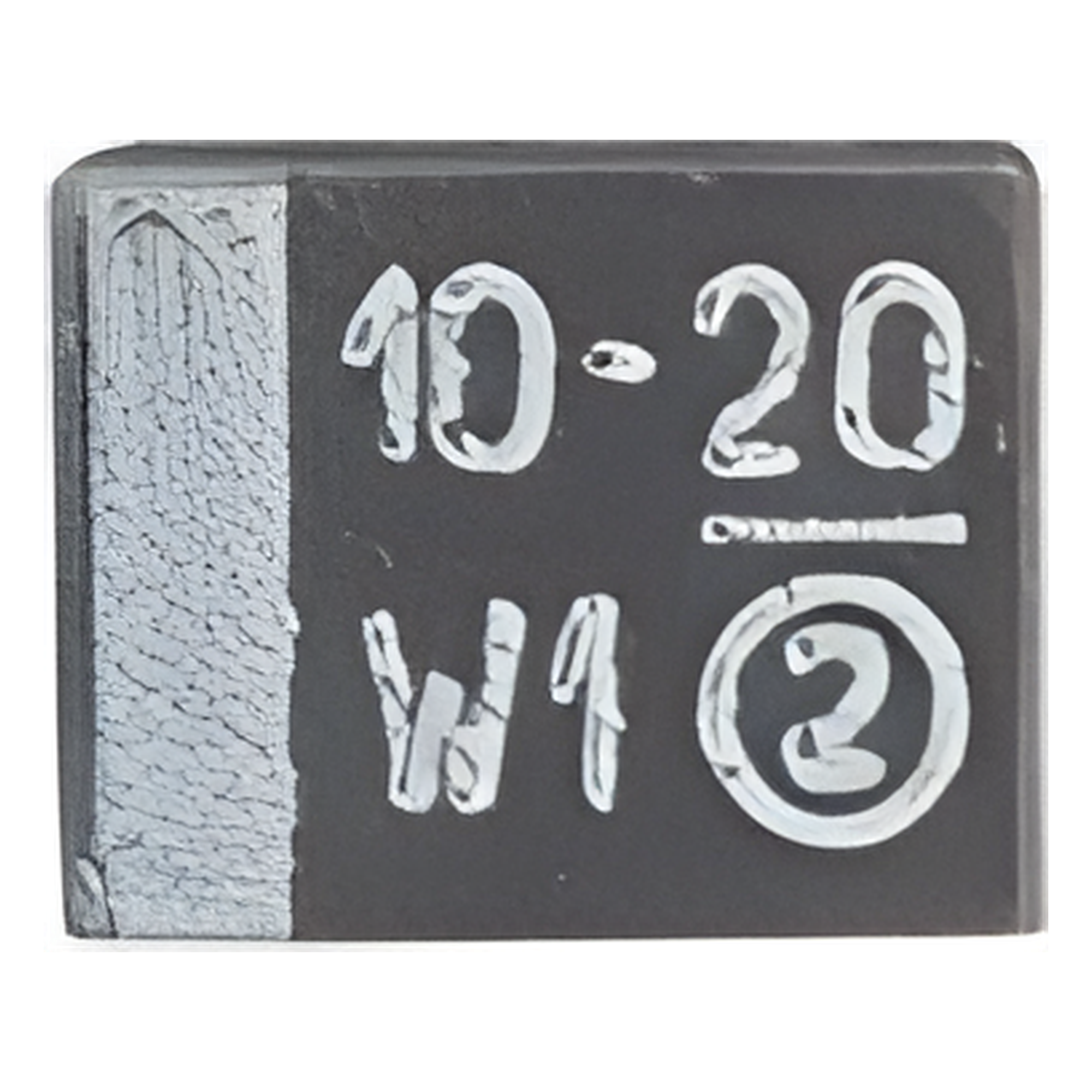 Capacitor de Tantalio SMD, 10 uFd, 20 Volt.