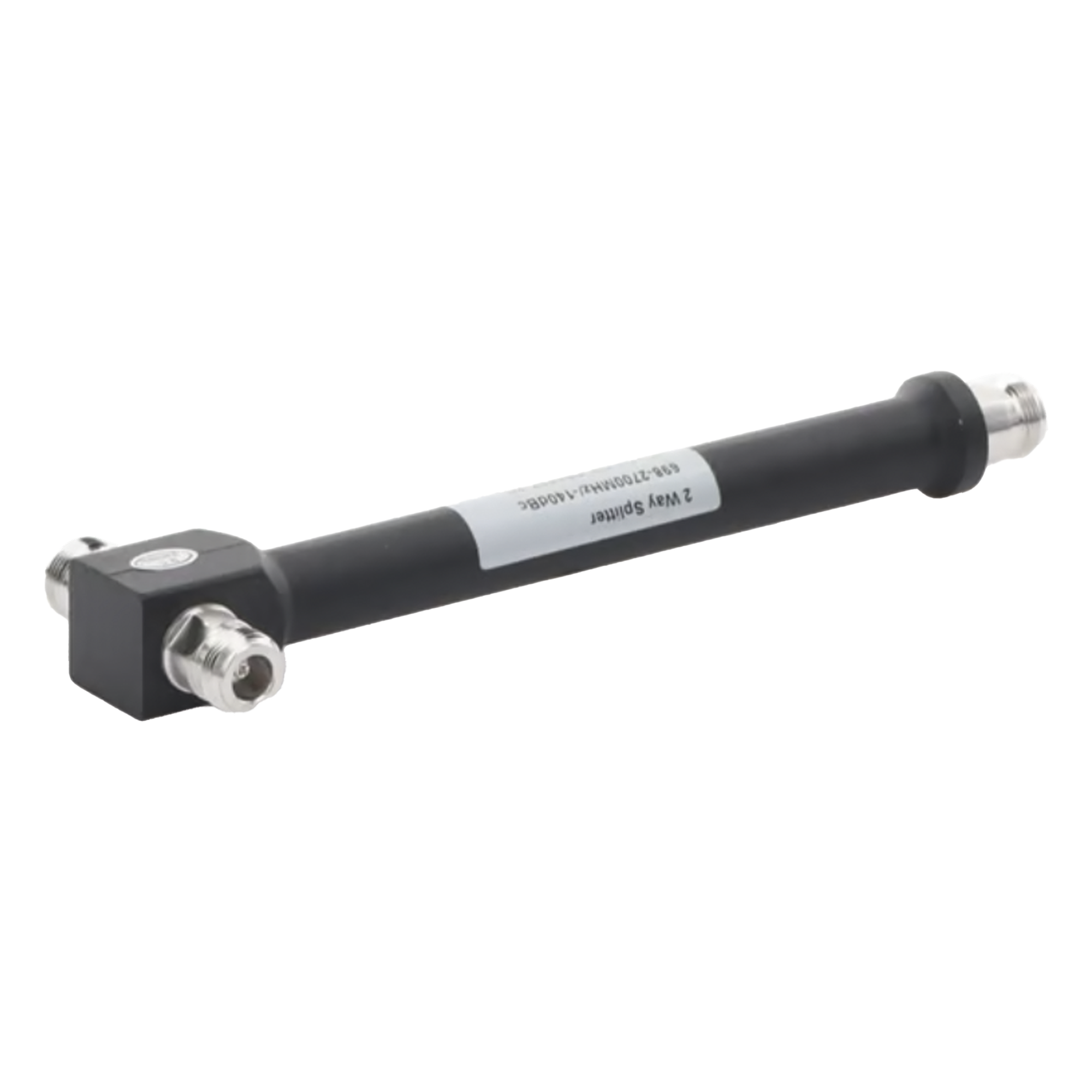 Divisor de Potencia de Dos Vías/ Splitter para distribuir la señal hacia dos antenas/ 698-2700 MHz — EPCOM · SKU CR-PS0727-2C