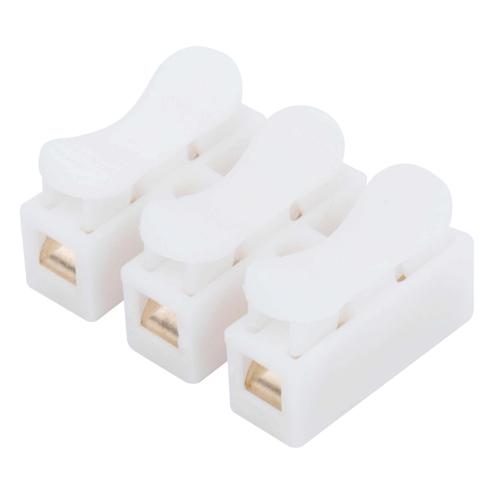 Conector tipo PUSH de 3 Contactos / Para una Conexión Rápida / Puentes de Cables — EPCOM POWERLINE · SKU PCON3