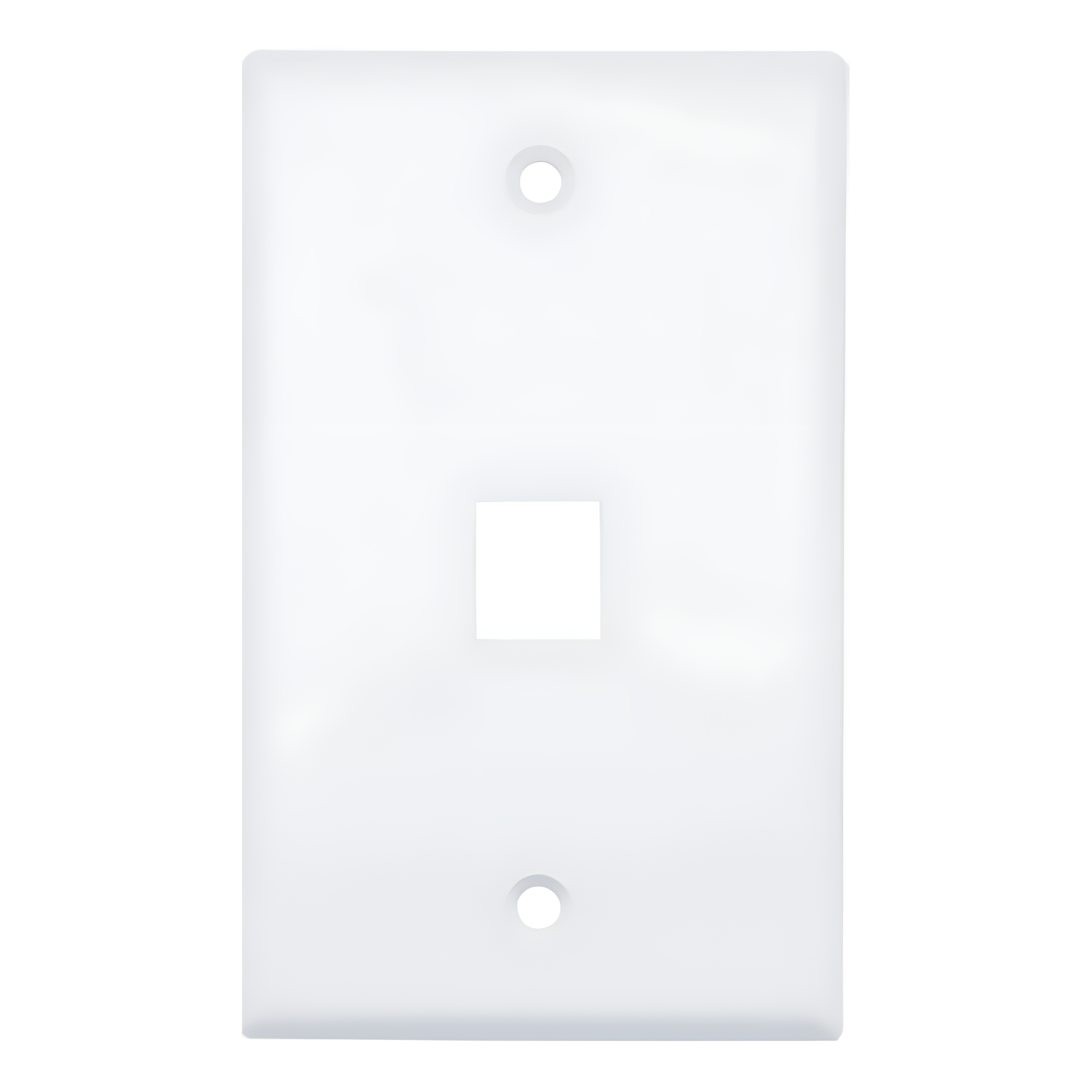 Placa de Pared (Face Plate) / 1 Puerto / Color Blanco / Caja con 20 Piezas / ABS — HIKVISION · SKU DS-1FPA1-A