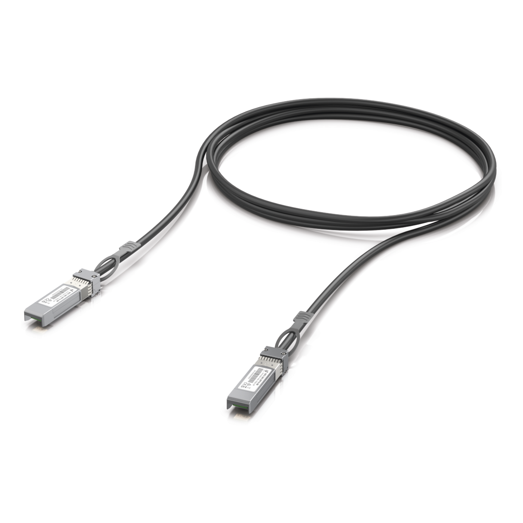 Cable de conexión directa DAC de 3 metros SFP+ 1/10Gbps, ideal para switches UniFi — UBIQUITI · SKU UACC-DAC-SFP10-3M