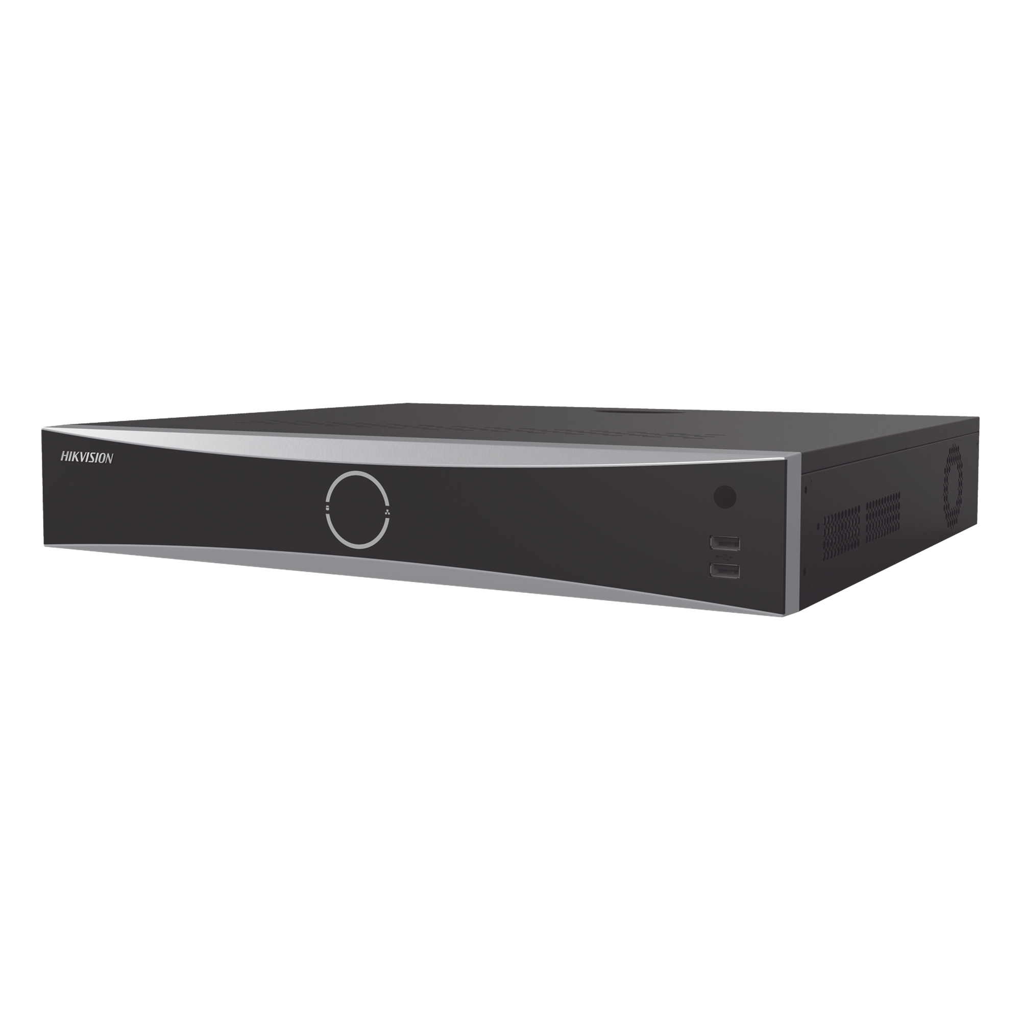 NVR 12 Megapixel (4K) / 16 canales IP / 16 Puertos PoE+ / AcuSense (Evita Falsas Alarmas) / Reconocimiento Facial / 4 Bahías de Disco Duro / Switch PoE 300 mts / HDMI en 4K / Alarmas I/O — HIKVISION · SKU DS-7716NXI-K4/16P