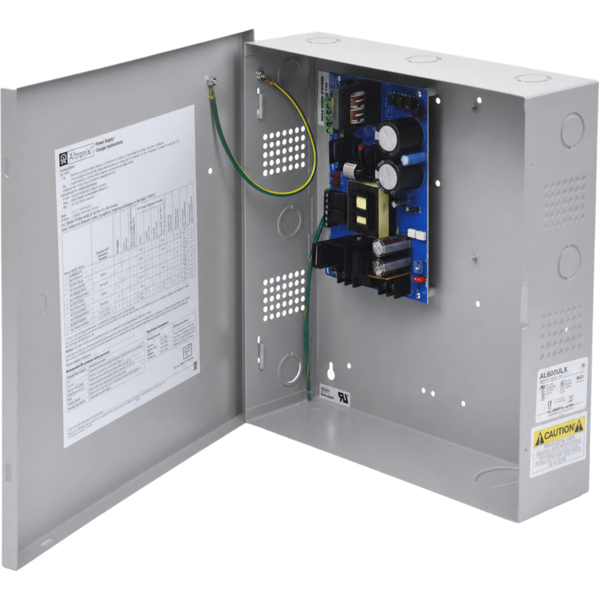Fuente de Alimentación con Respaldo / Salida Seleccionable 12/24 VDC / 4 A / Entrada Universal 115/230 VAC / Cargador de Baterías 0.5 A / Certificación CE — ALTRONIX · SKU SMP5CTX