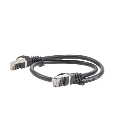 Cable de Parcheo FTP Cat6 - 0.5 Metros (1.64 Pies) - Negro