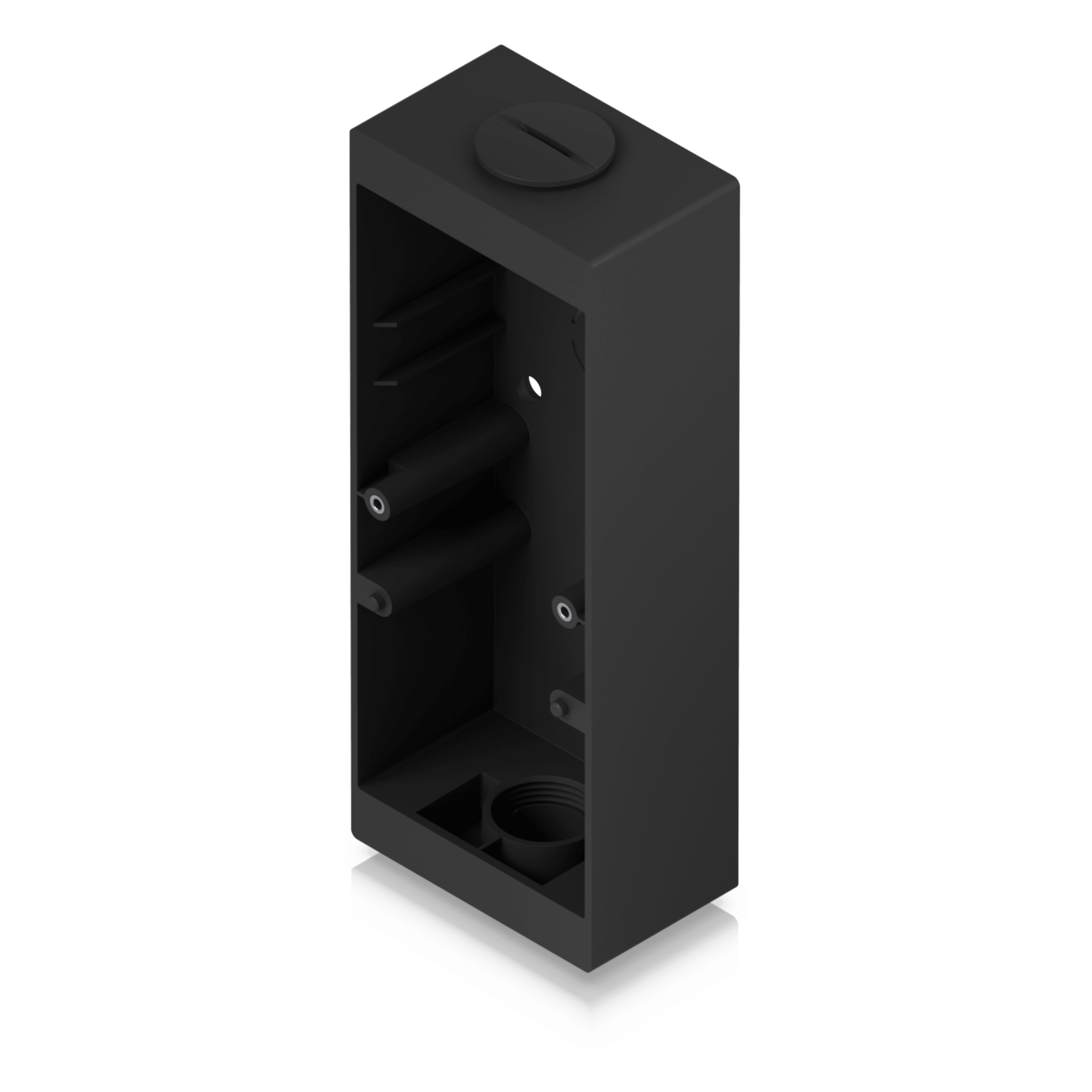 Caja de Montaje para Lector de Acceso / Montaje en Pared o VESA / Compatible con Conduit de 3/4" / Policarbonato / 205.4 x 77.8 x 48.6 mm (8.1 x 3.1 x 1.9")