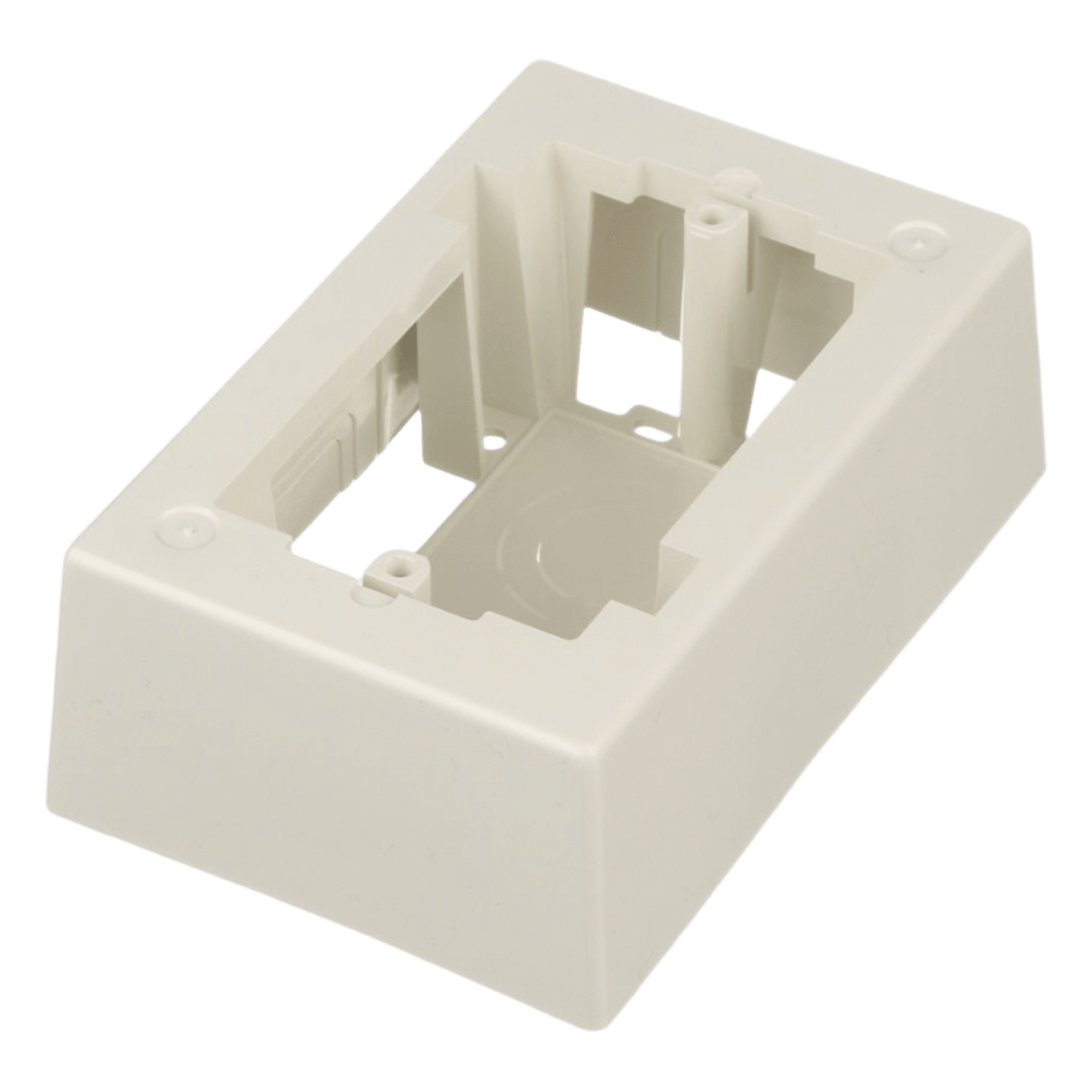 Caja de Pared Superficial, Uso Universal con Placas de Pared, Con Cinta Adhesiva, Color Blanco Mate — PANDUIT · SKU JB1IW-A