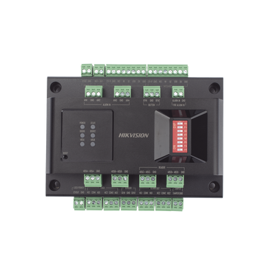 Expansor de 2 Puertas para Paneles de Control de Acceso DS-K27 Series / Comunicación RS-485 / 4 Entradas y 2 Salidas Auxiliares